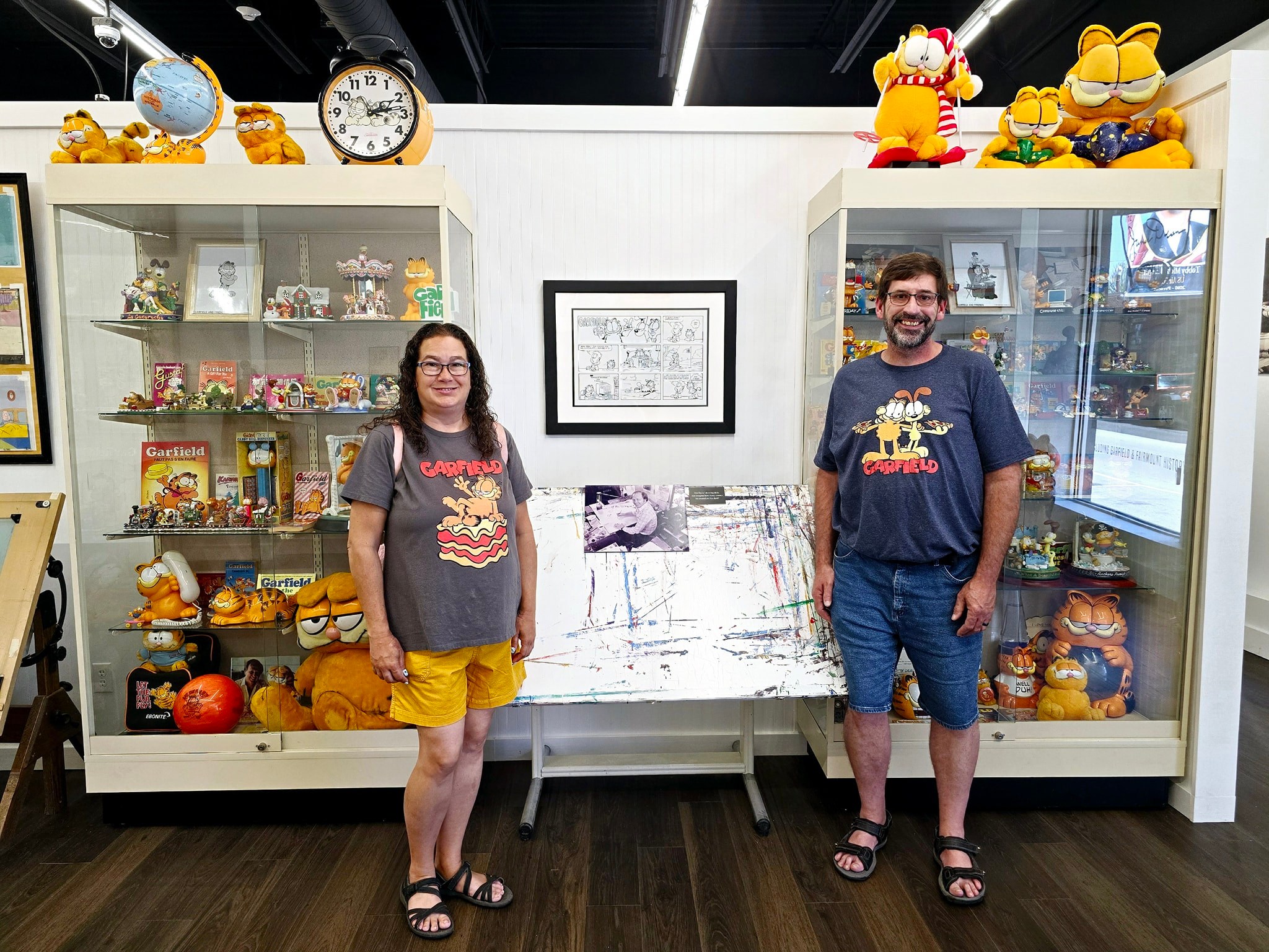 Jim Davis, Garfield creator, from Fairmount, Indiana