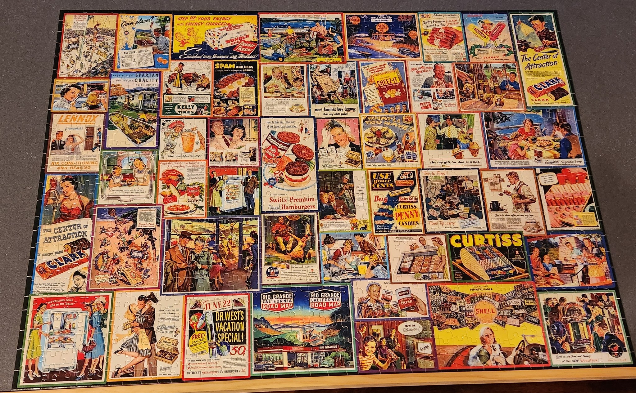 This was a lot of fun to do, a Spielberg film puzzle, so many