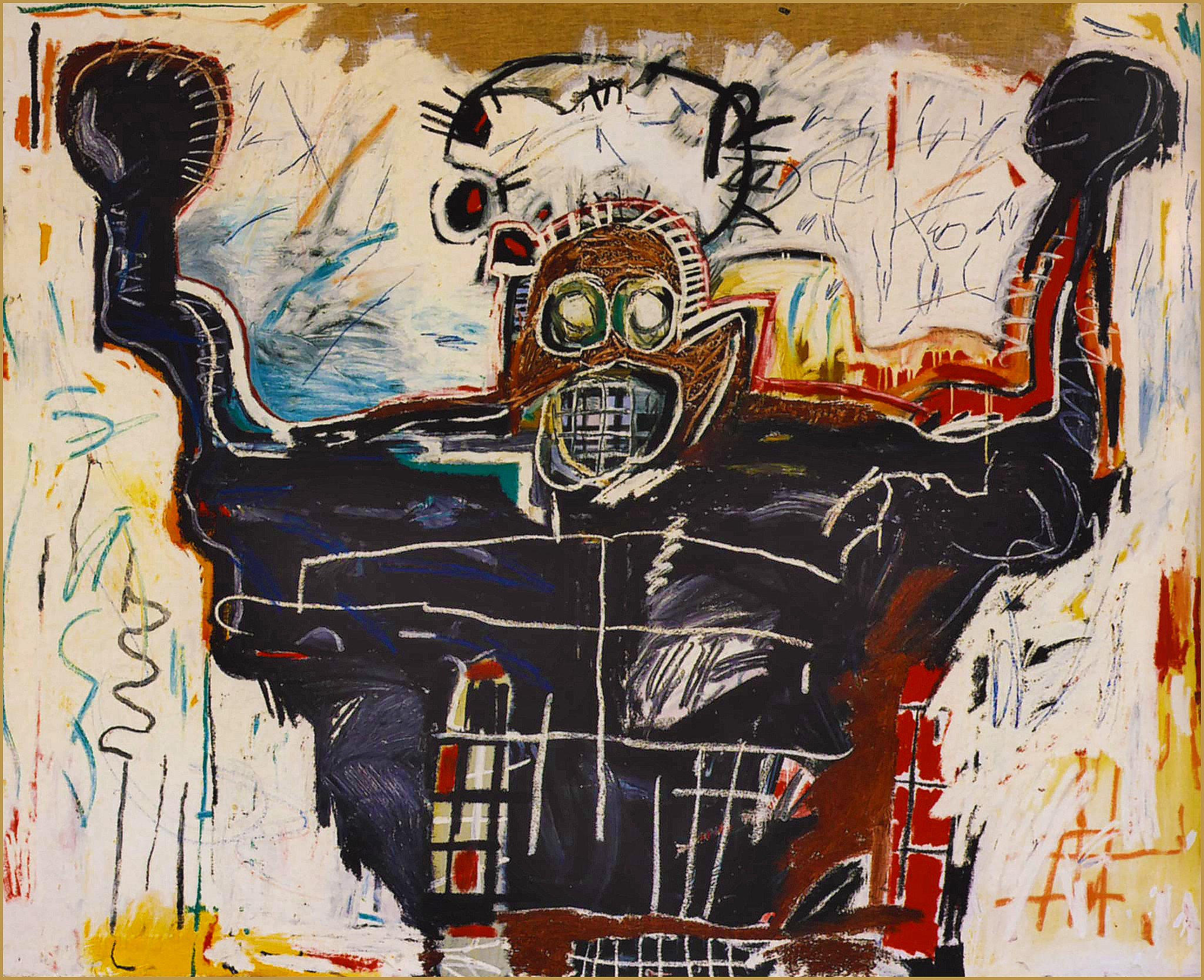 Jean Michel Basquiat, NYC, 1988. (Dmitri Kasterine)