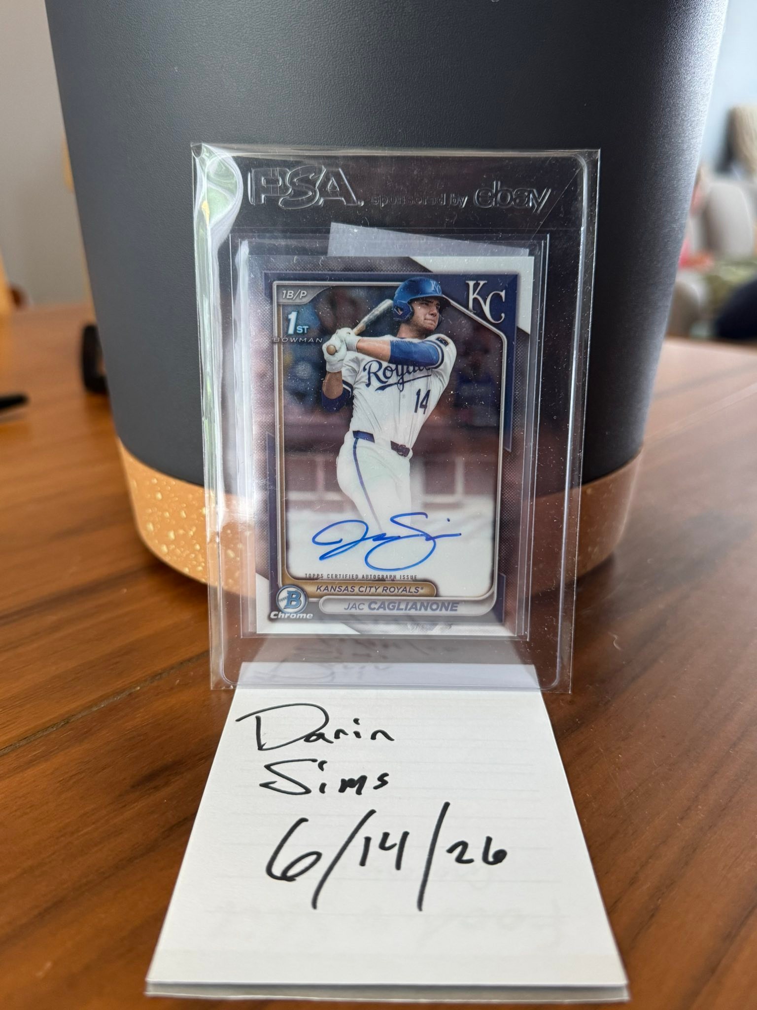 Jac Caglianone 1st Bowman Auto FS/NFT