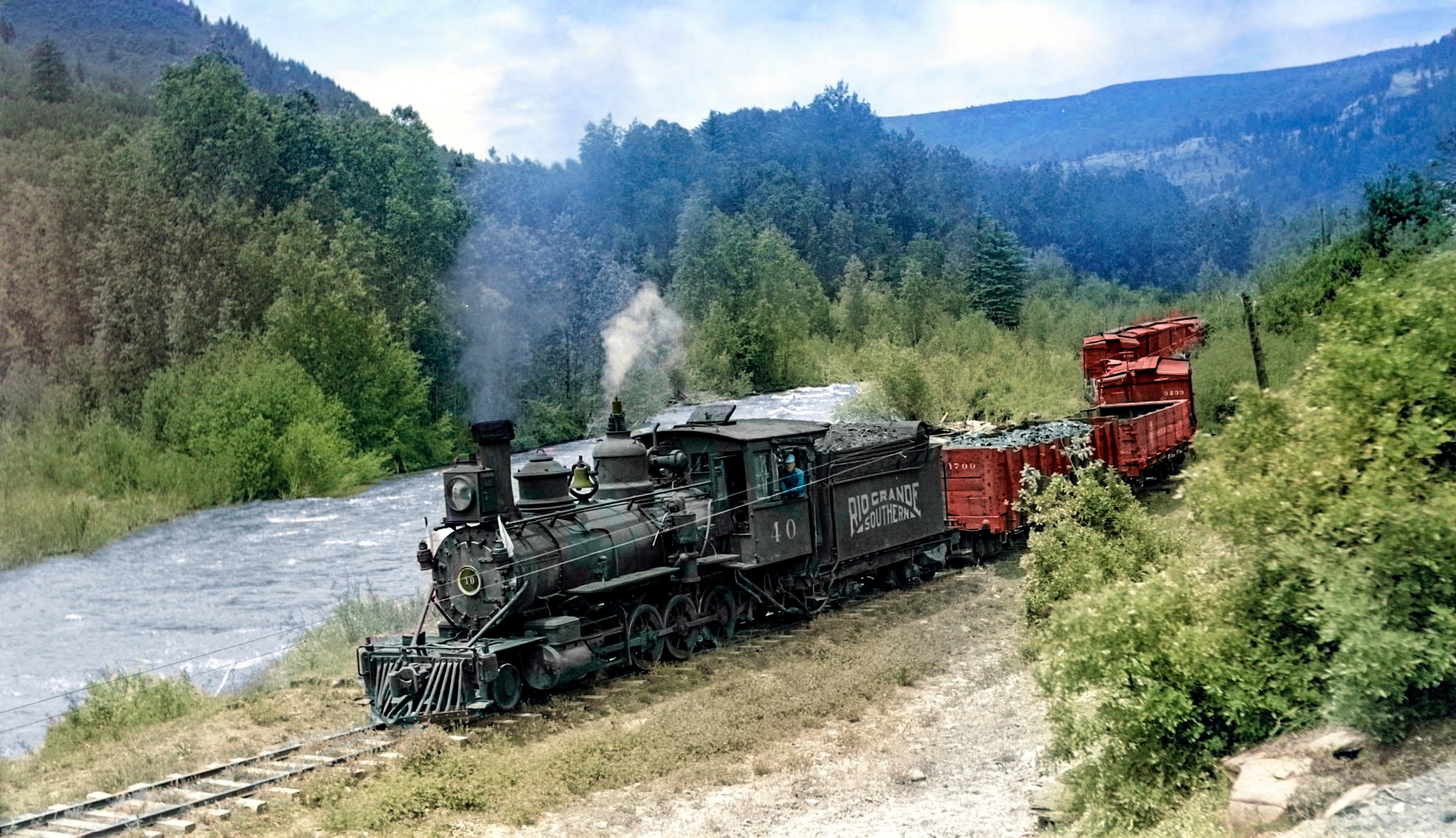あ*し様 Con-Cor HOゲージ Rio Grande Southern N Rio Grande Southern No. 40 locomotive history