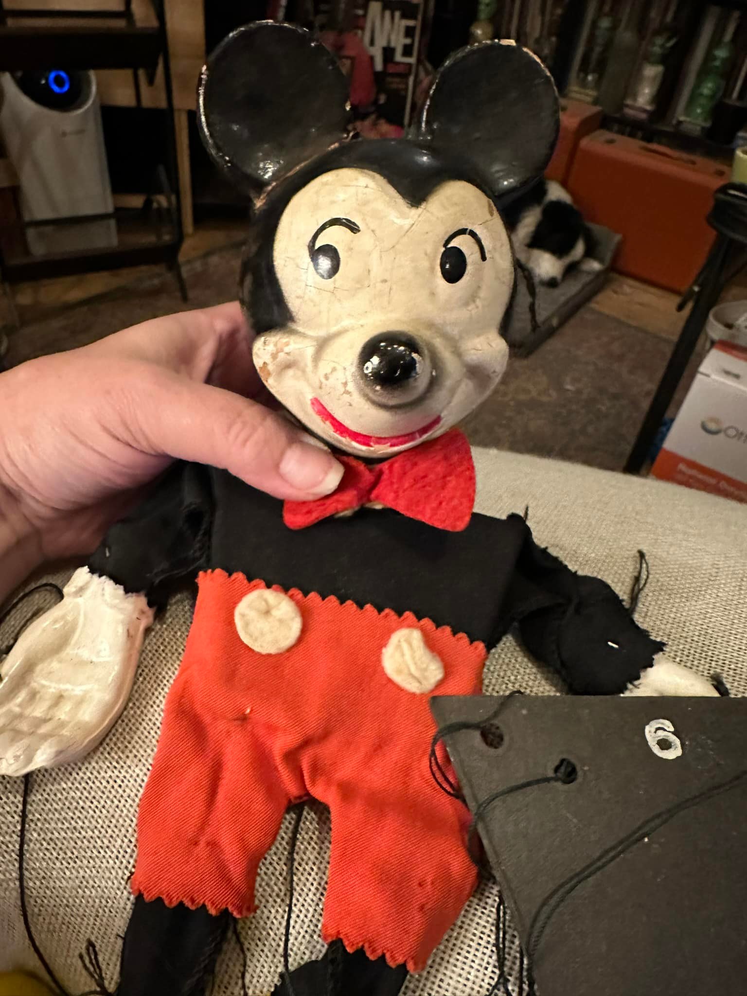 What is the origin of this vintage Mickey marionette?