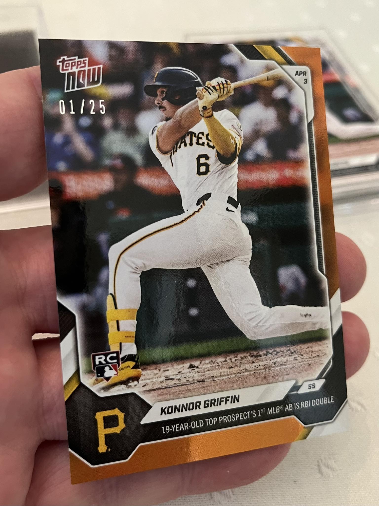 Lifelong Pittsburgh fan's first lucky Topps Now hit: Konnor