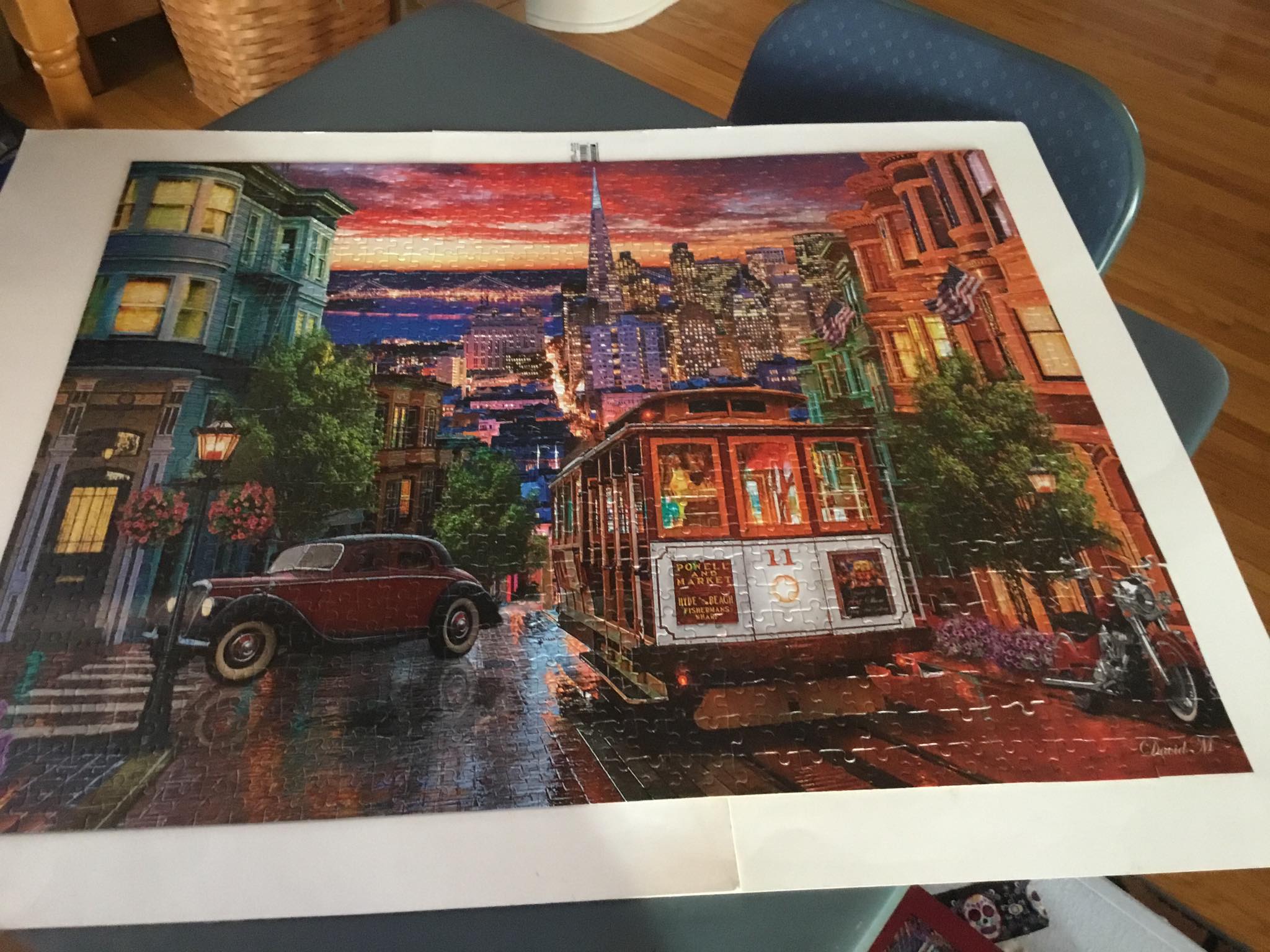 San Francisco trolley jigsaw puzzle by David Maclean