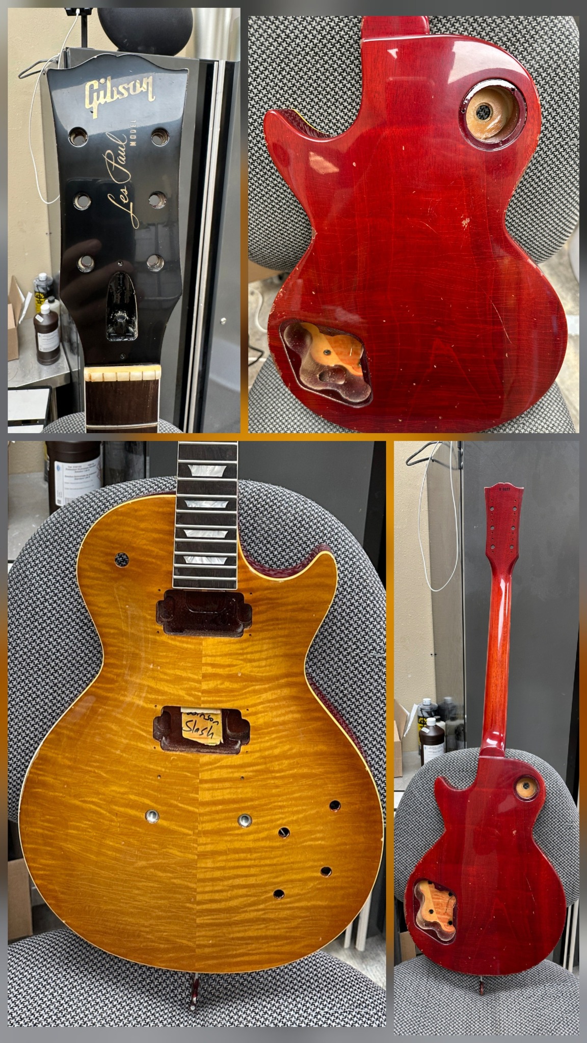 Slash's Kris Derrig '59 Les Paul has been his go-to recording