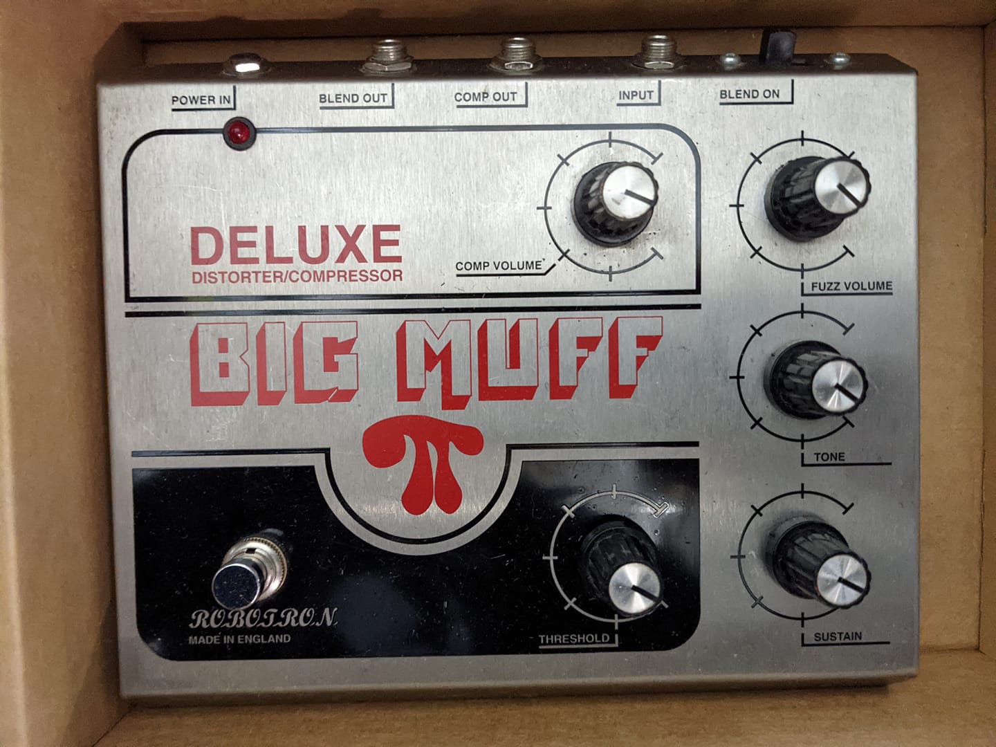 Rare Electro-Harmonix Sovtek Civil War Big Muff Pi 1991 White