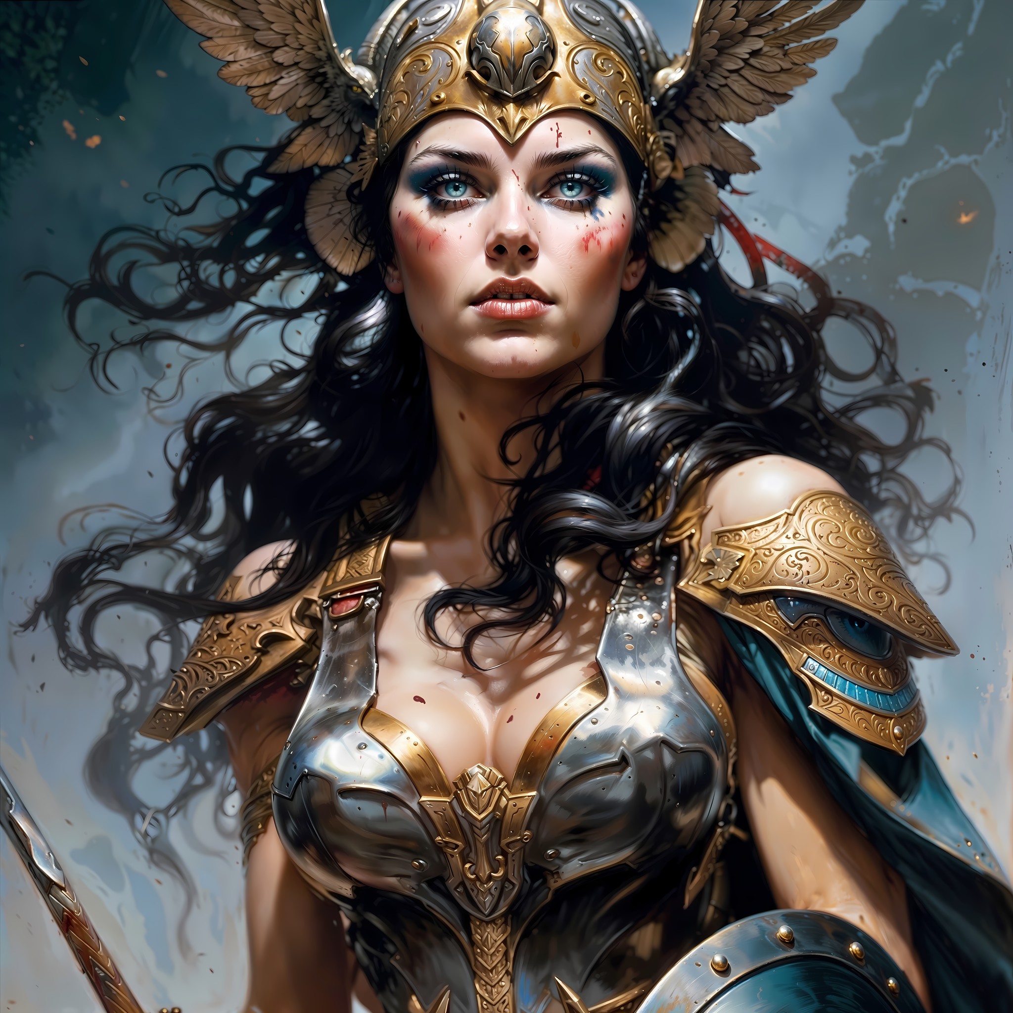 Die Valkyrie 2 Meta.AI Leonardo Universal Upscaler Photoshop