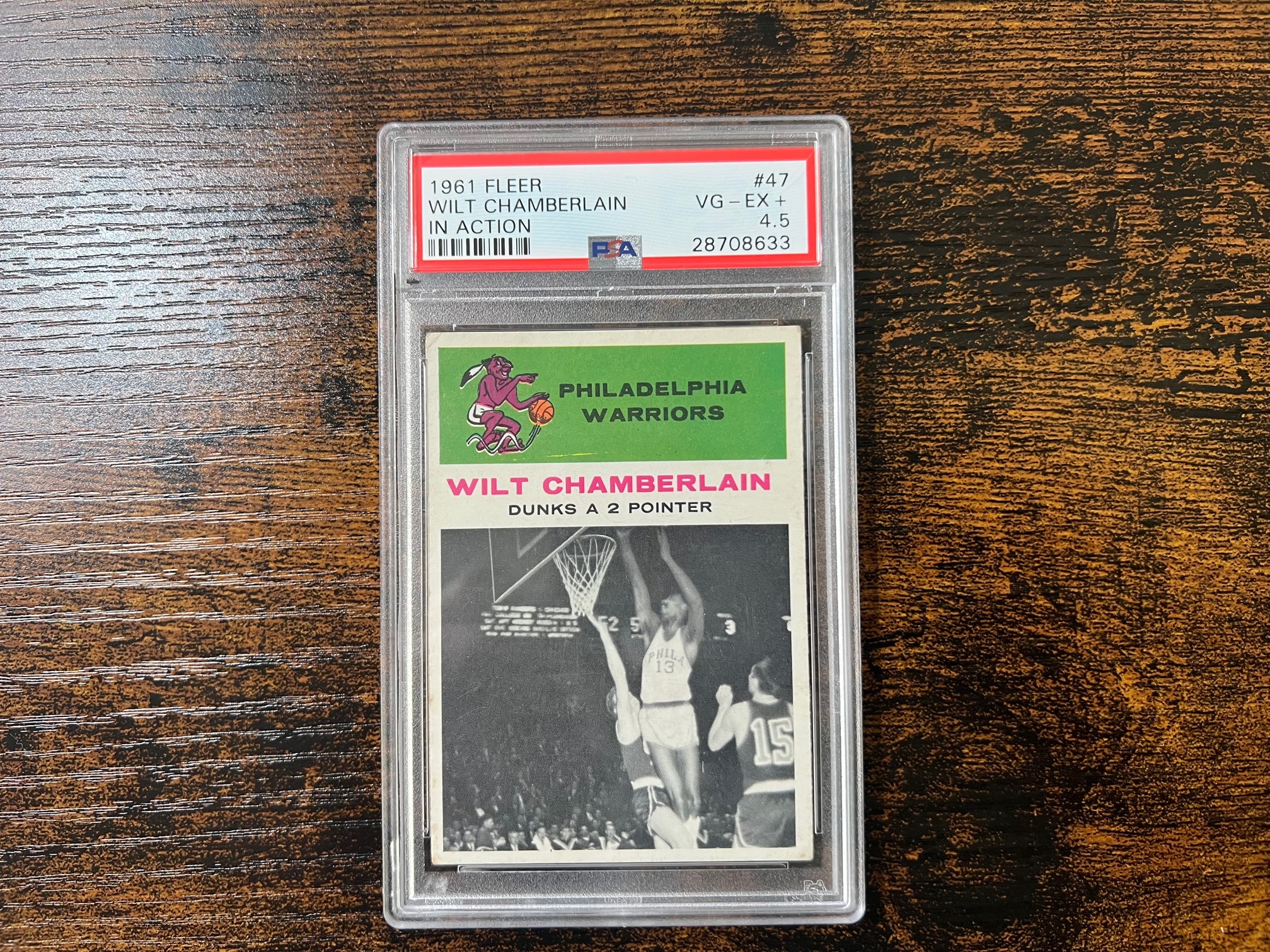 Wilt Chamberlain and Michael Jordan cards