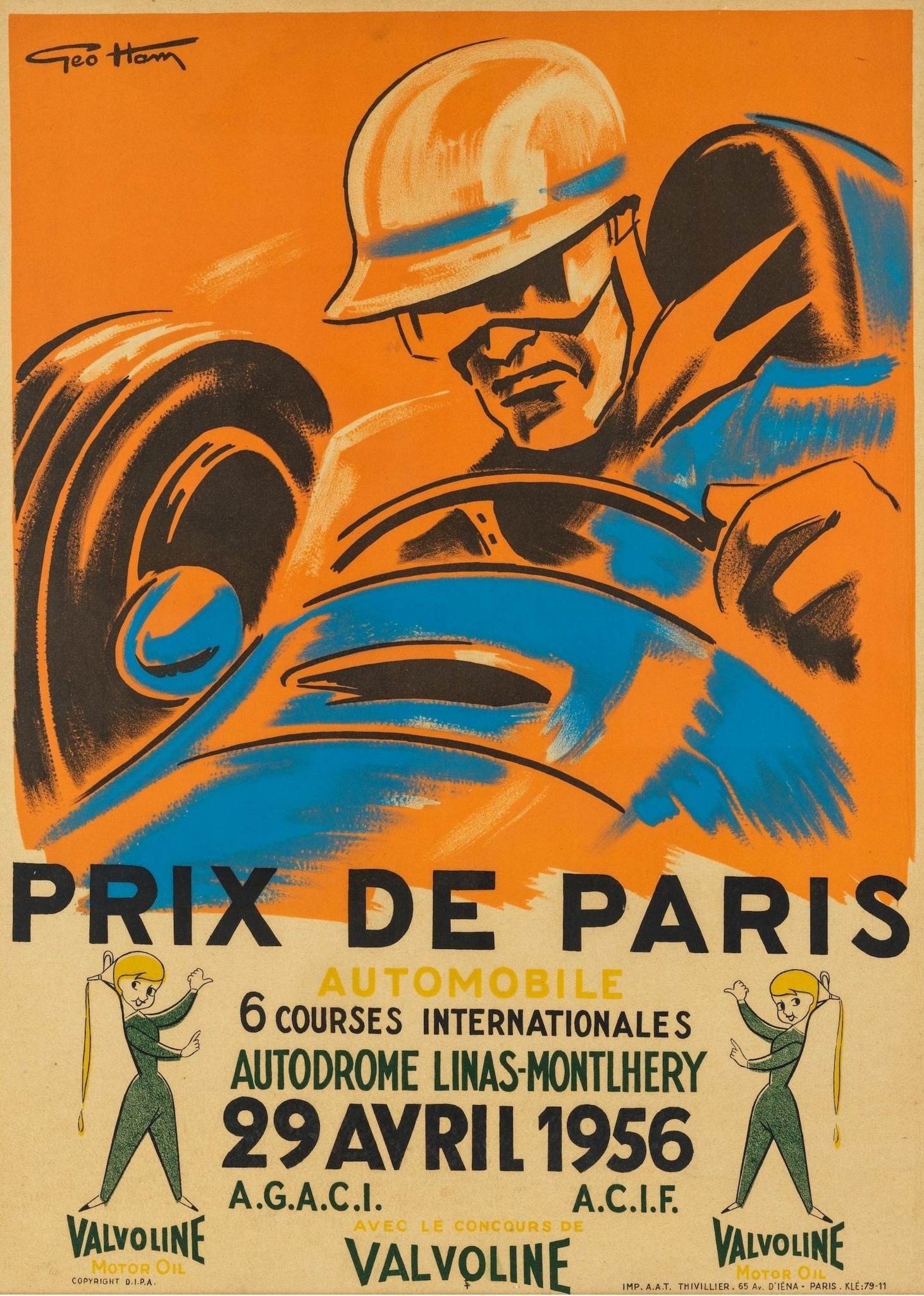 Poster Vintage Course Auto Tripoli 1930 - Haute Qualité - Format 50x70 Cm - Neuf