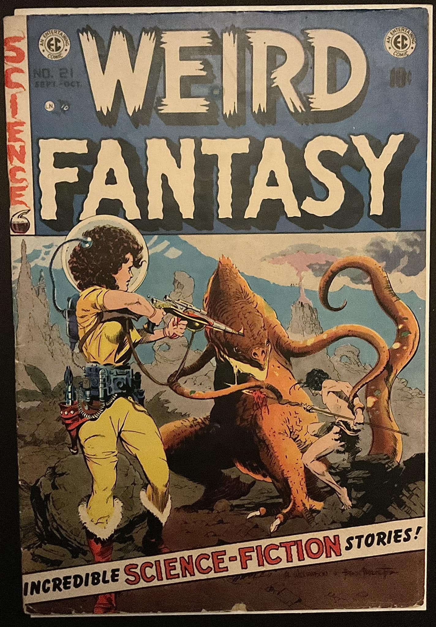 Fantastic story magazine #21 fall 1954 cover