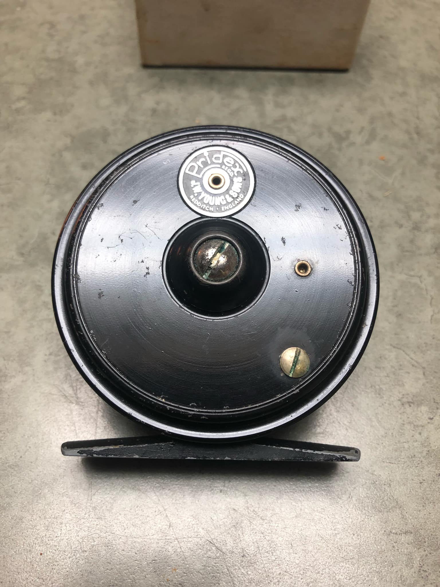 Vintage Fly Reel J.W.Young & Sons Pridex Made in ENGLAND フィッシング