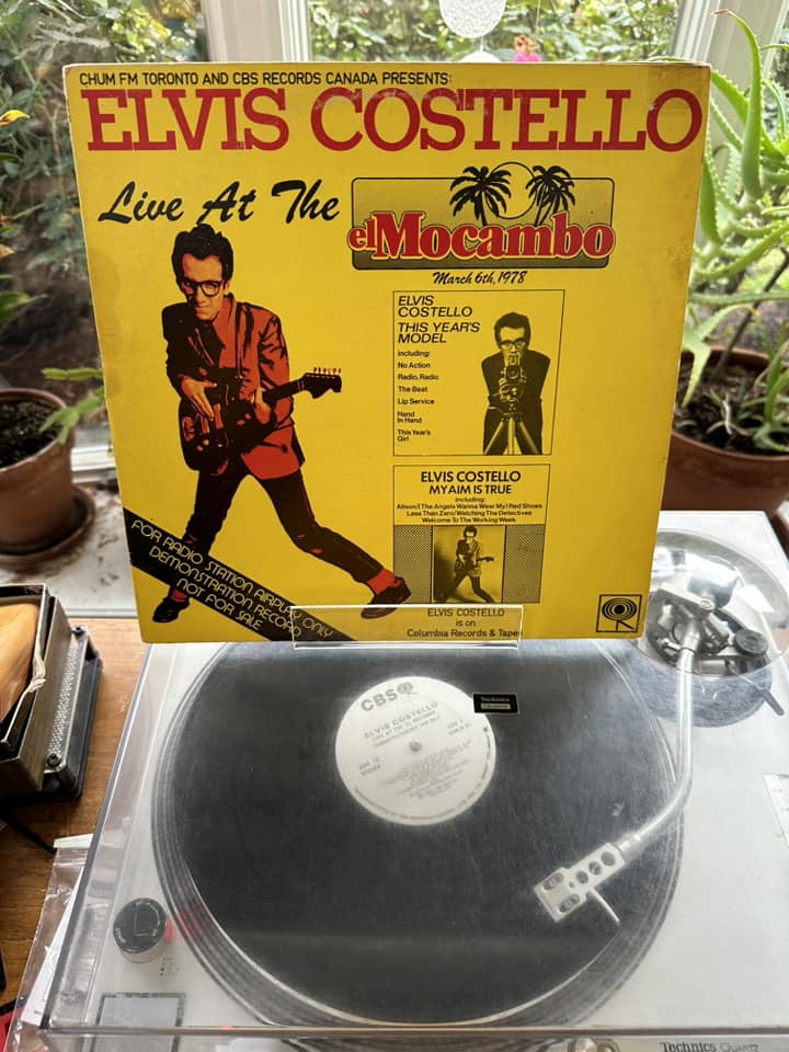 Elvis Costello live at the El Mocambo 1978 promo release
