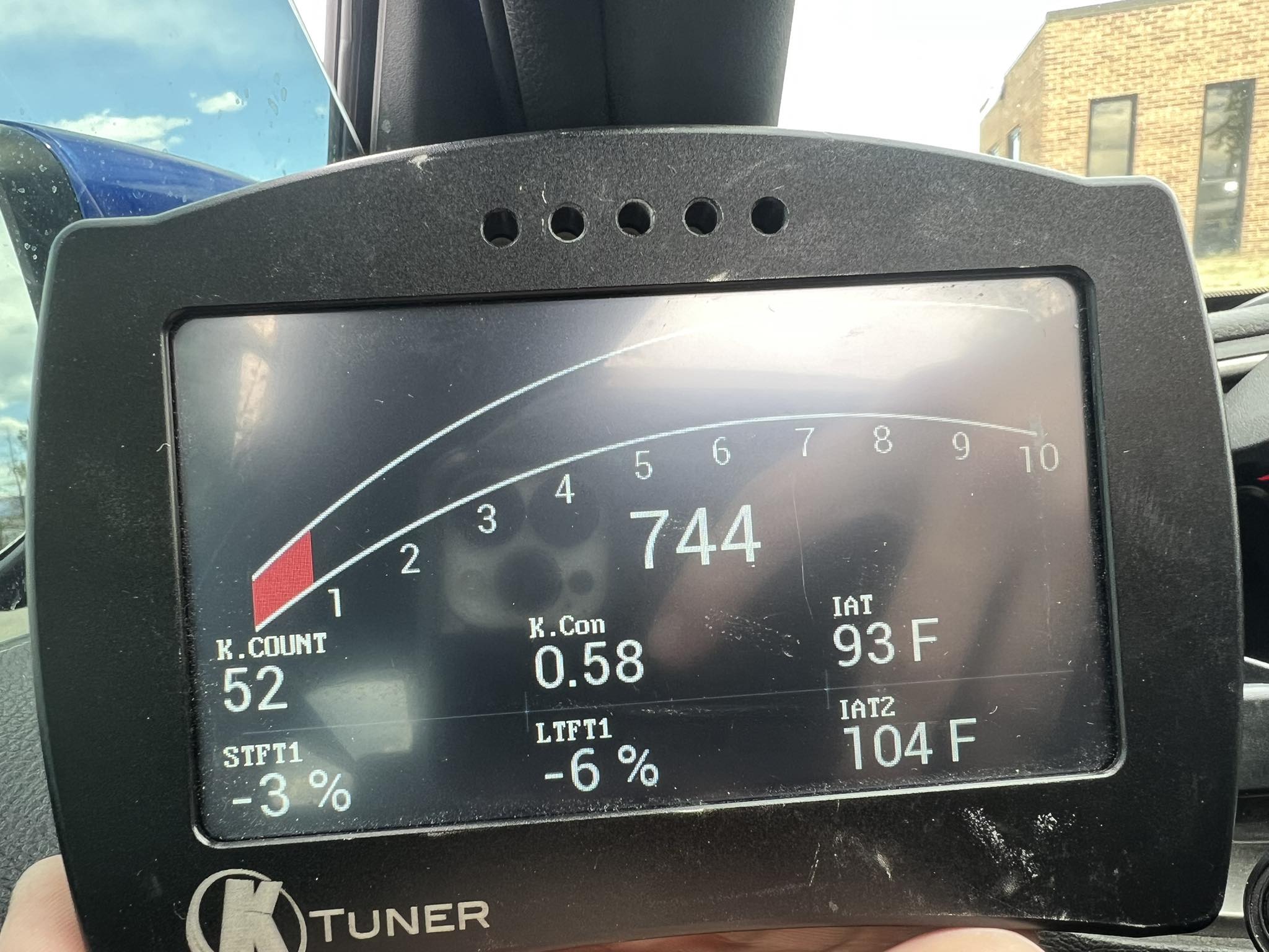 Are these engine knock numbers normal after reflashing the tune?