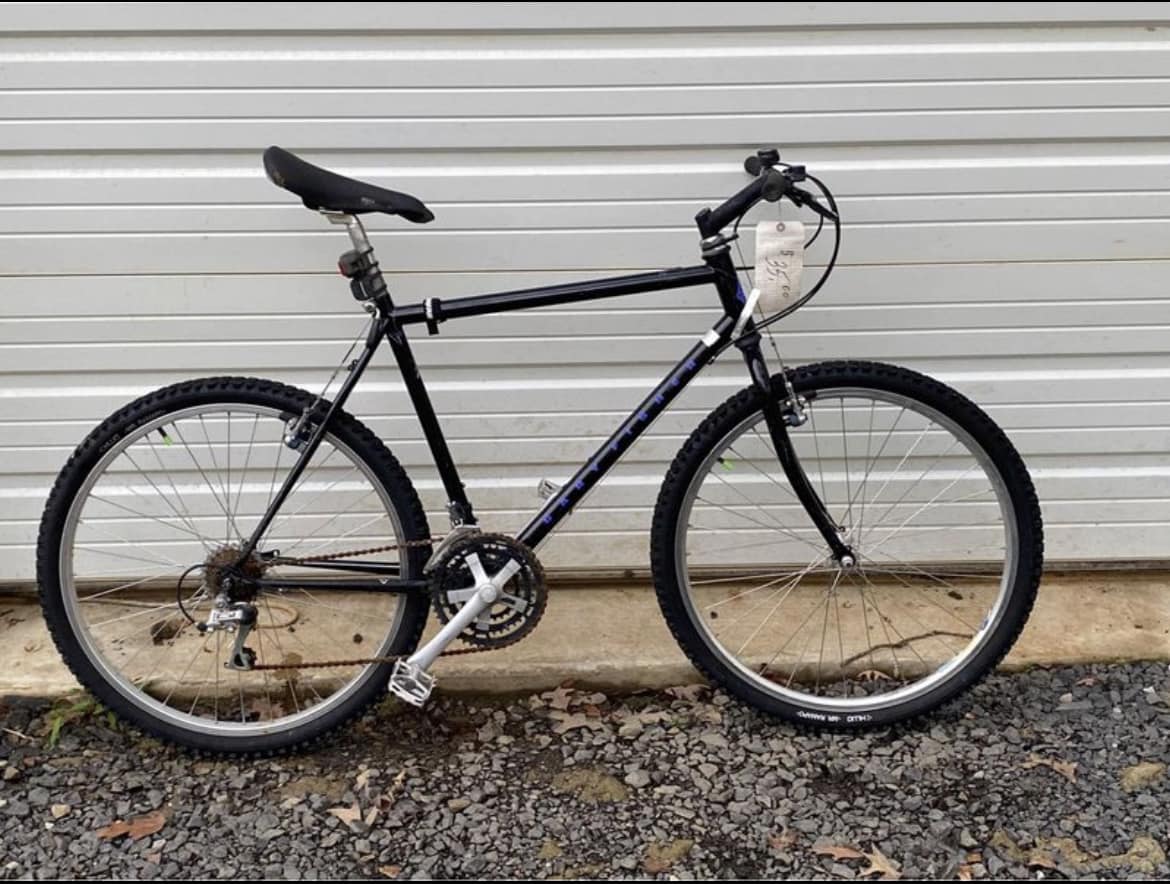 Fisher Alfresco steel frame bike details