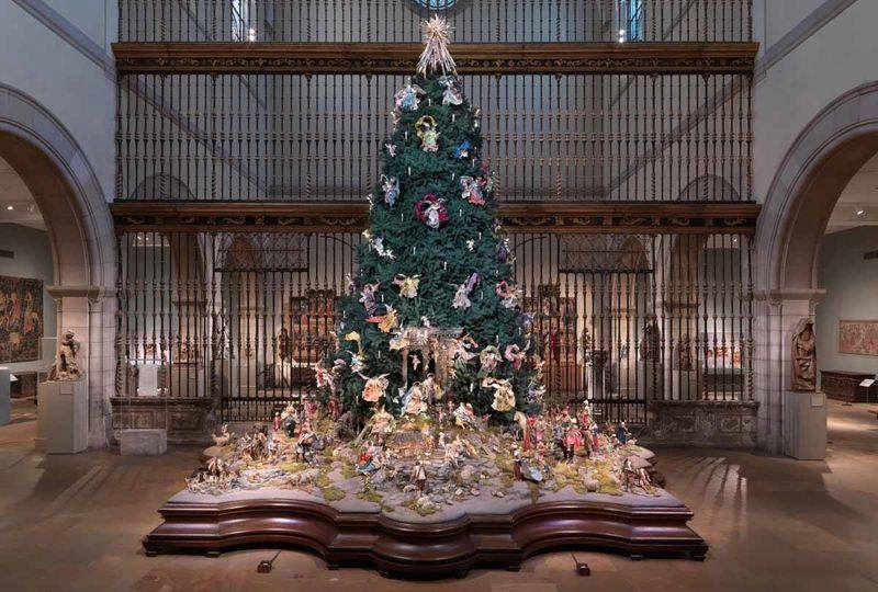 Metropolitan Museum of Art Christmas Ornament Display