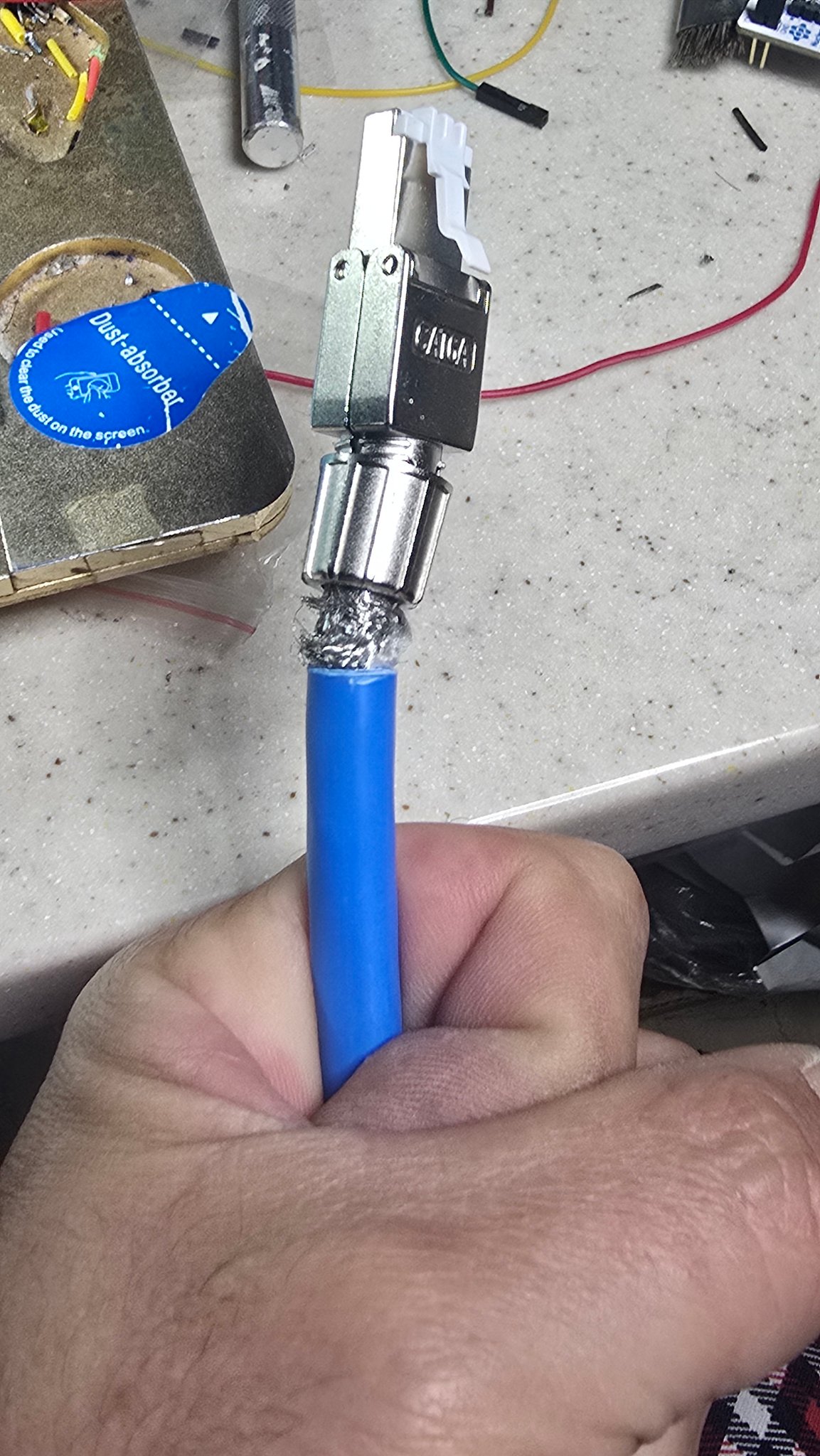 What SFTP RJ45 connectors are best for permanent cable installations?