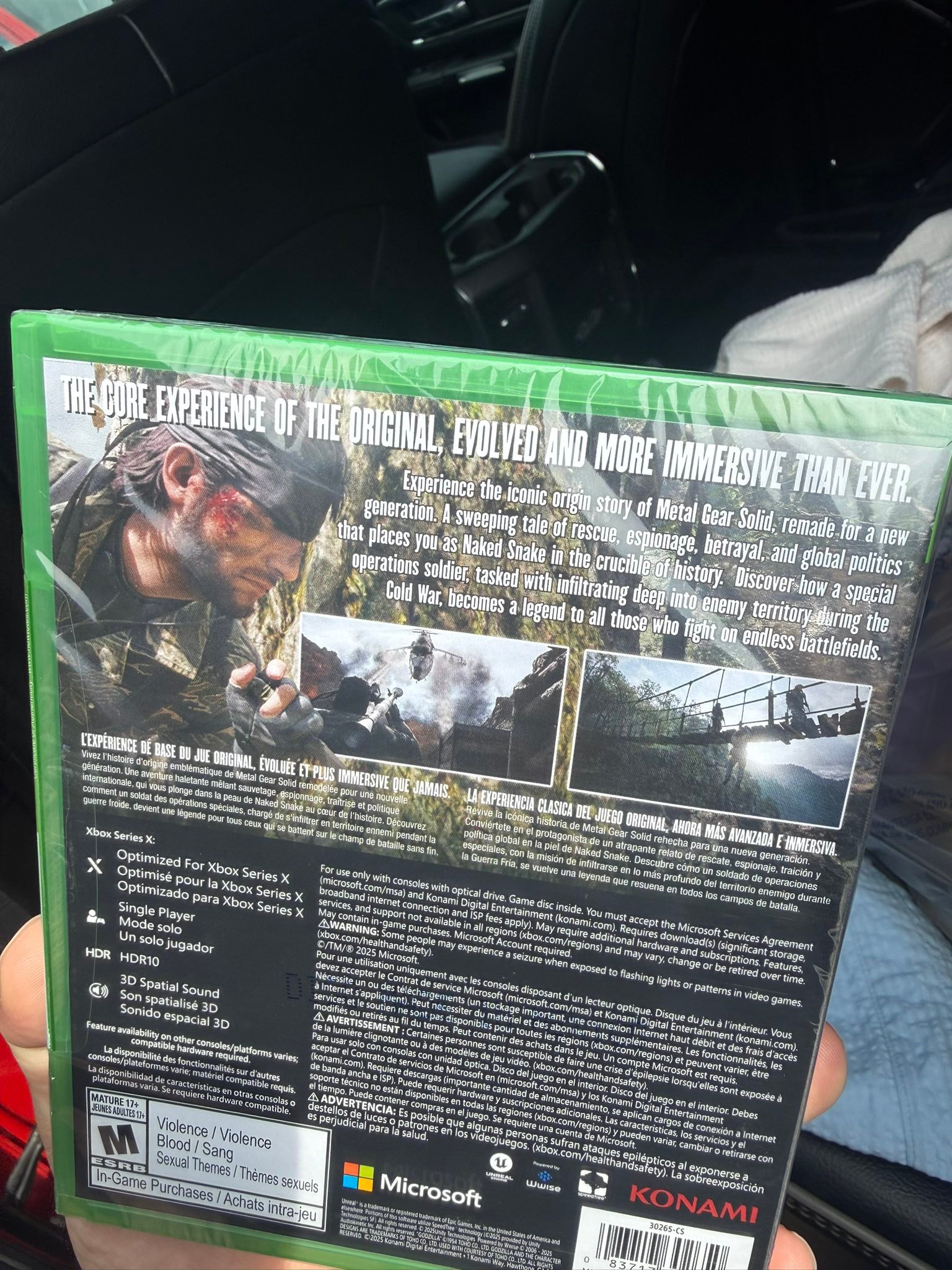 テレビゲーム L GEAR SOLID 4 + ZOE E3 Press Sheet