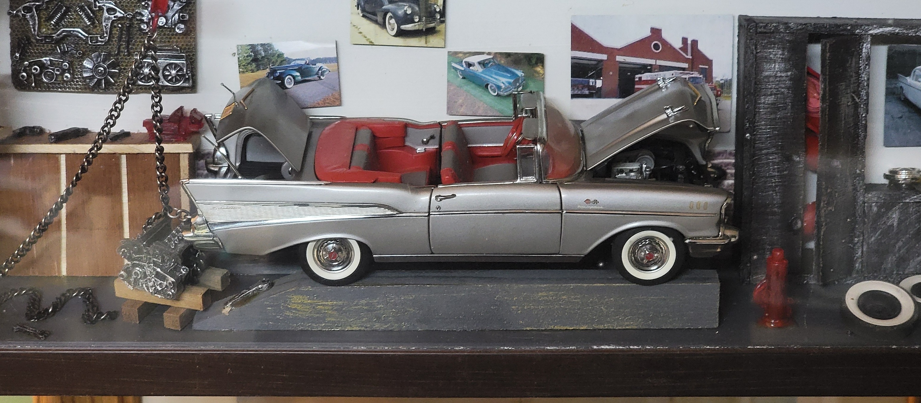 1957 Chevy Bel Air Franklin Mint 1996 1:43 This just arrived today