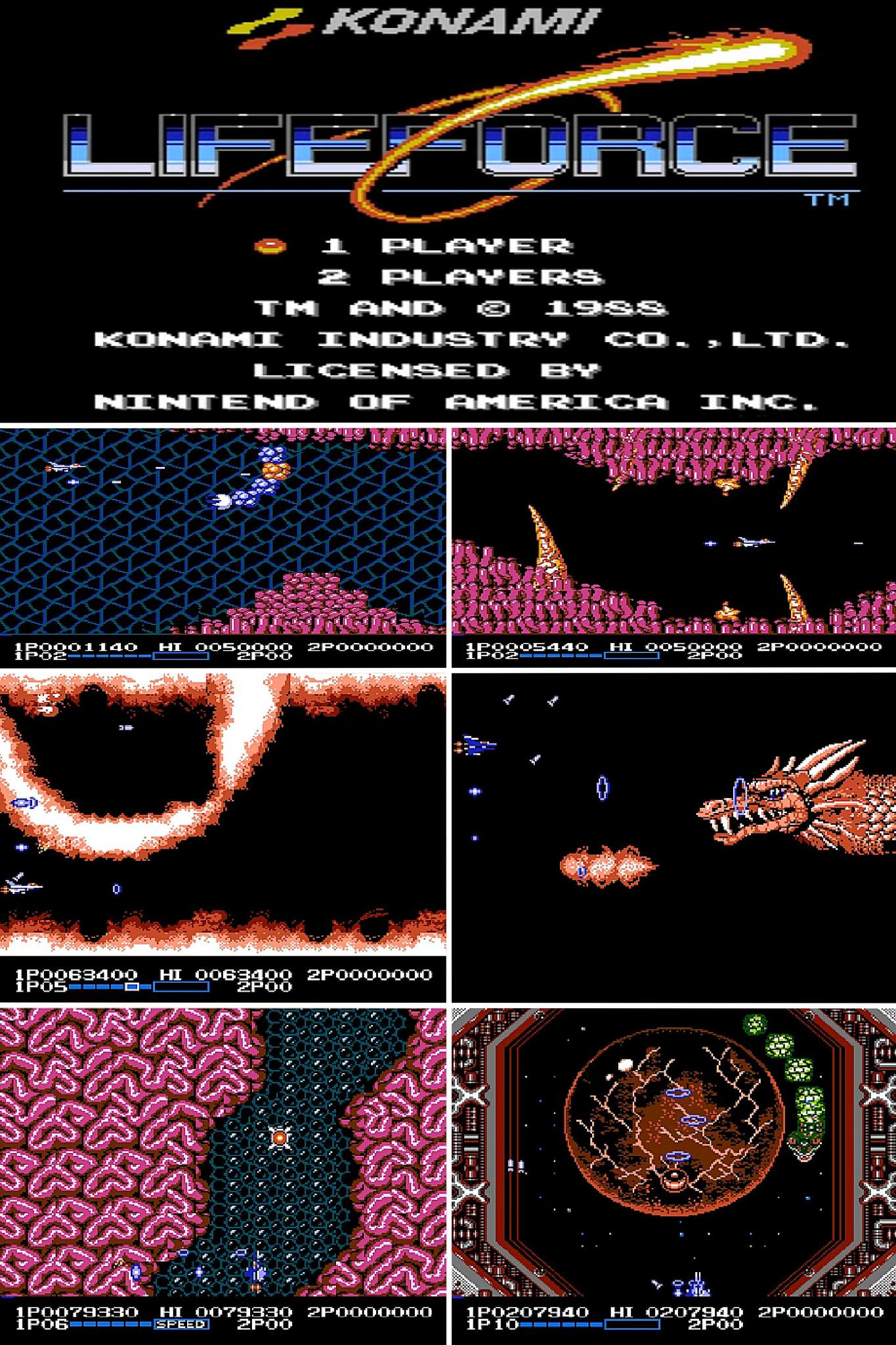 Just fired up Life Force (Konami, 1988) on the NES and what a ride