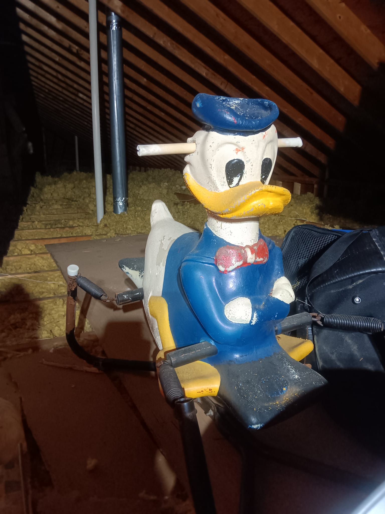 DONALD DUCK DISNEY RACING CAR IN BOX FRICTION 60s MT JAPAN WORKS