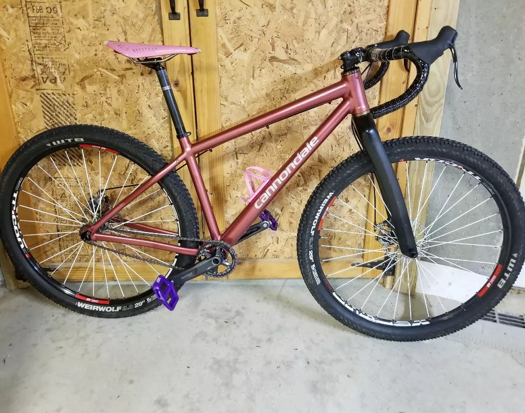 Customized Cannondale Chase1 mountain bike with modifications