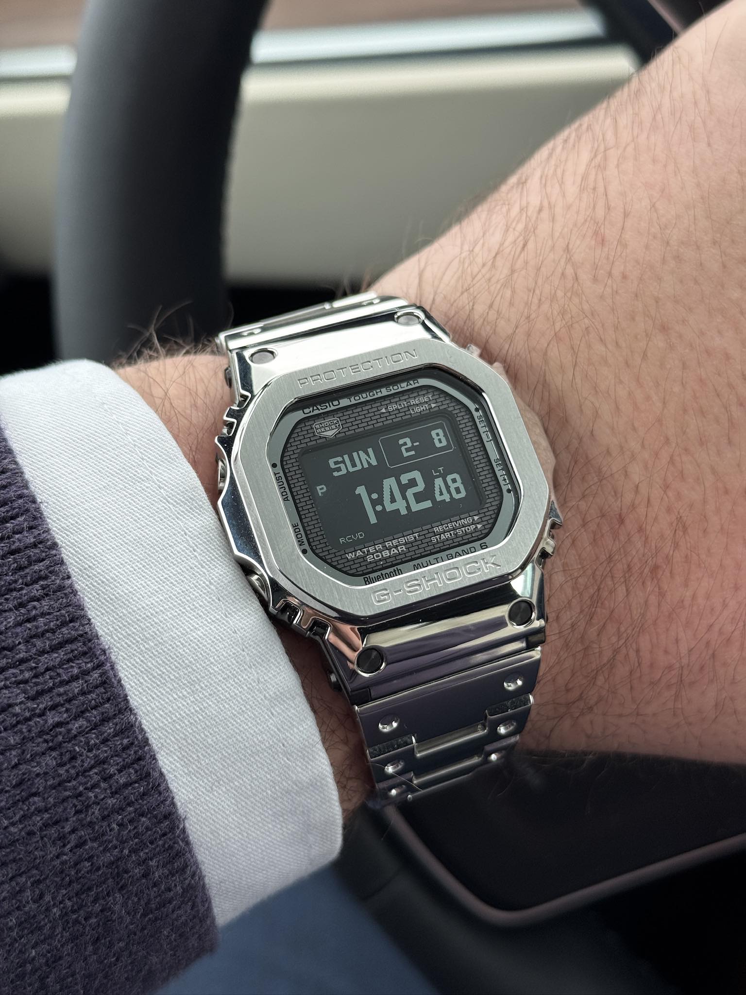 Stainless Steel G Shock B5000v Full Metal 5000 SERIES GMW-B5000MB-1JF