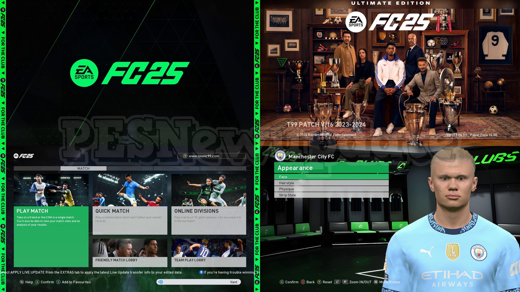 PESNewupdate - PES 2017 Menu EA FC 25 V1 & V1.1 by...