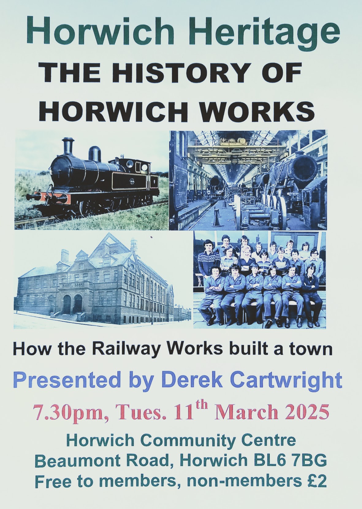 Our next Speaker Meeting is... - Horwich Heritage Centre | Facebook