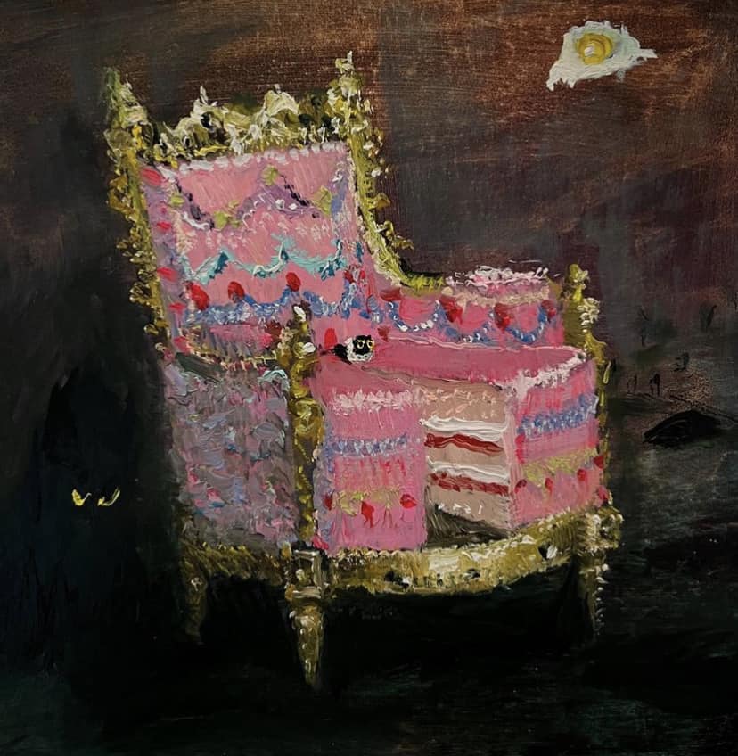 Vanessa Stockard's 2022 art piece 'another day, another chair'