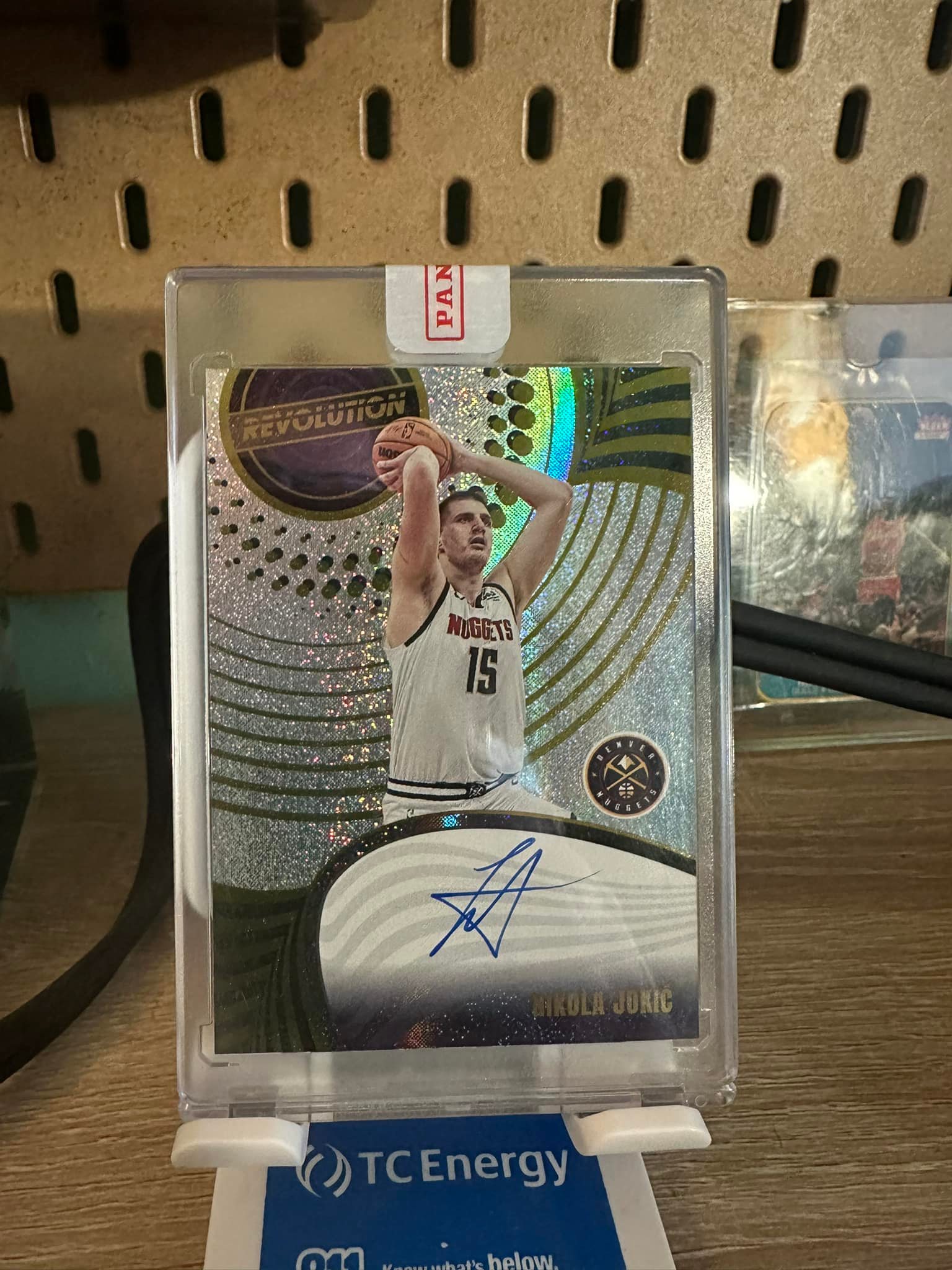 Nikola Jokic on-card auto redemption from Panini