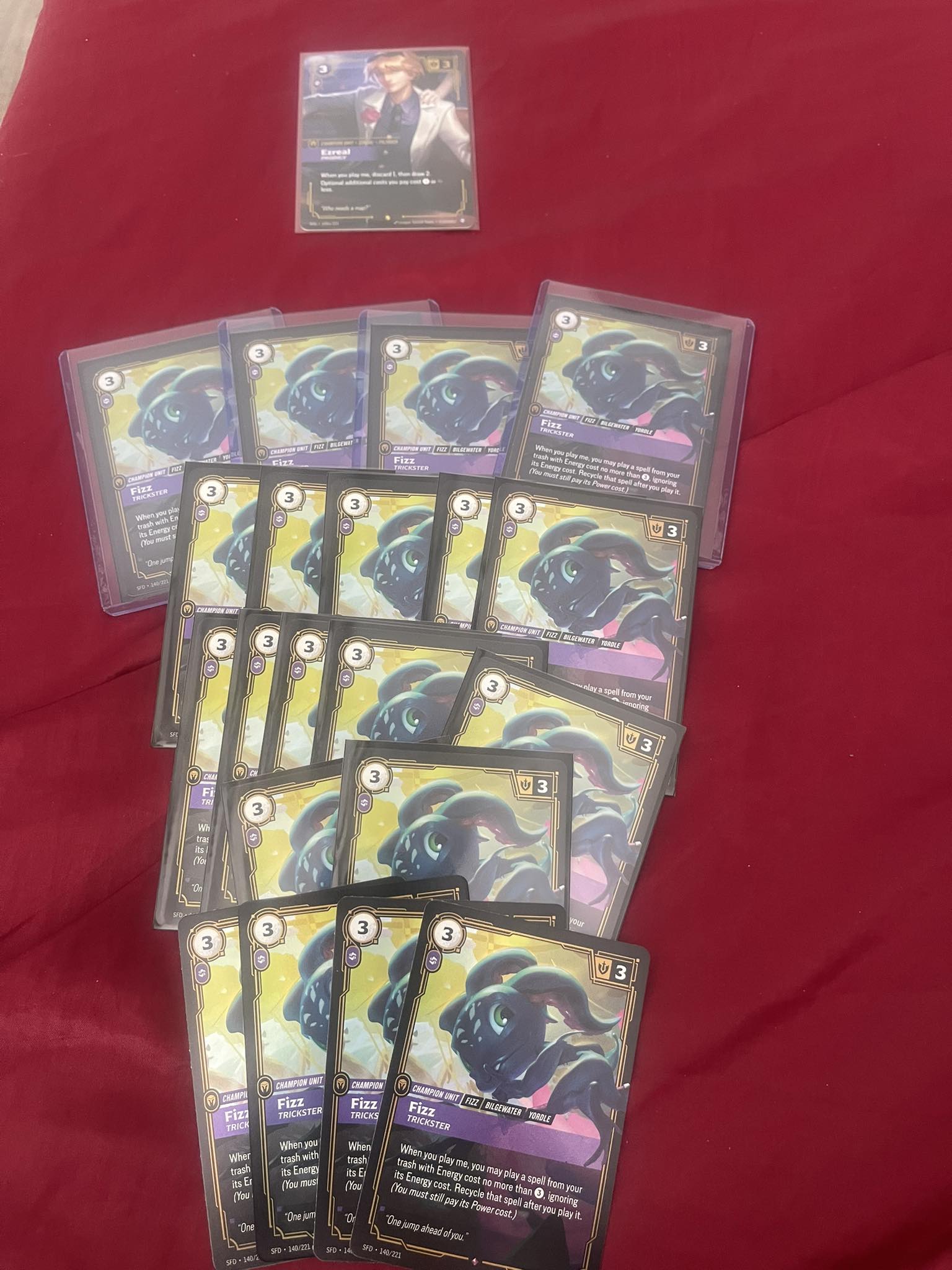 Starting Fizz collection in Riftbound League of Legends TCG