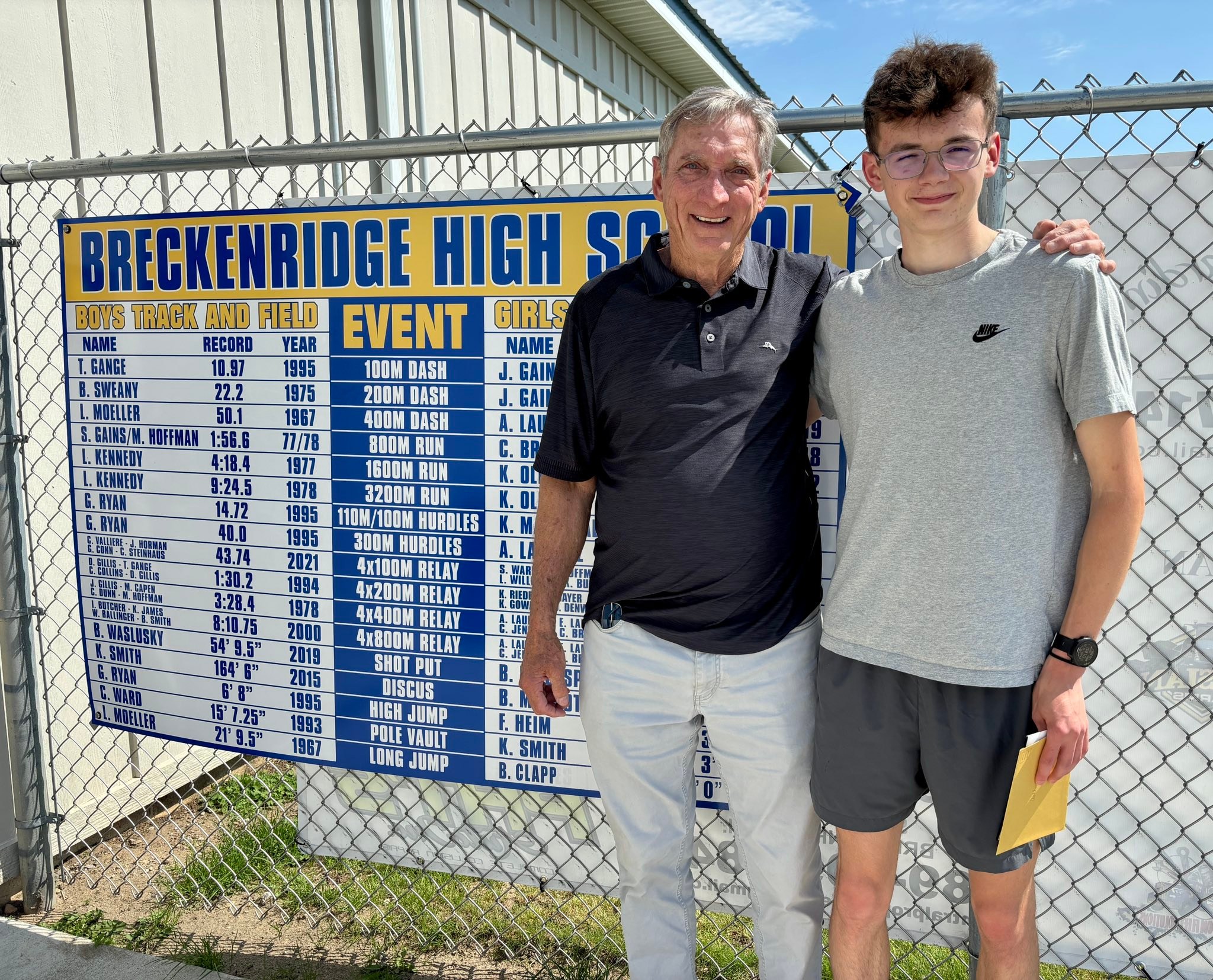 Anthony Rowe breaks 400m record held by Les Moeller since 1967