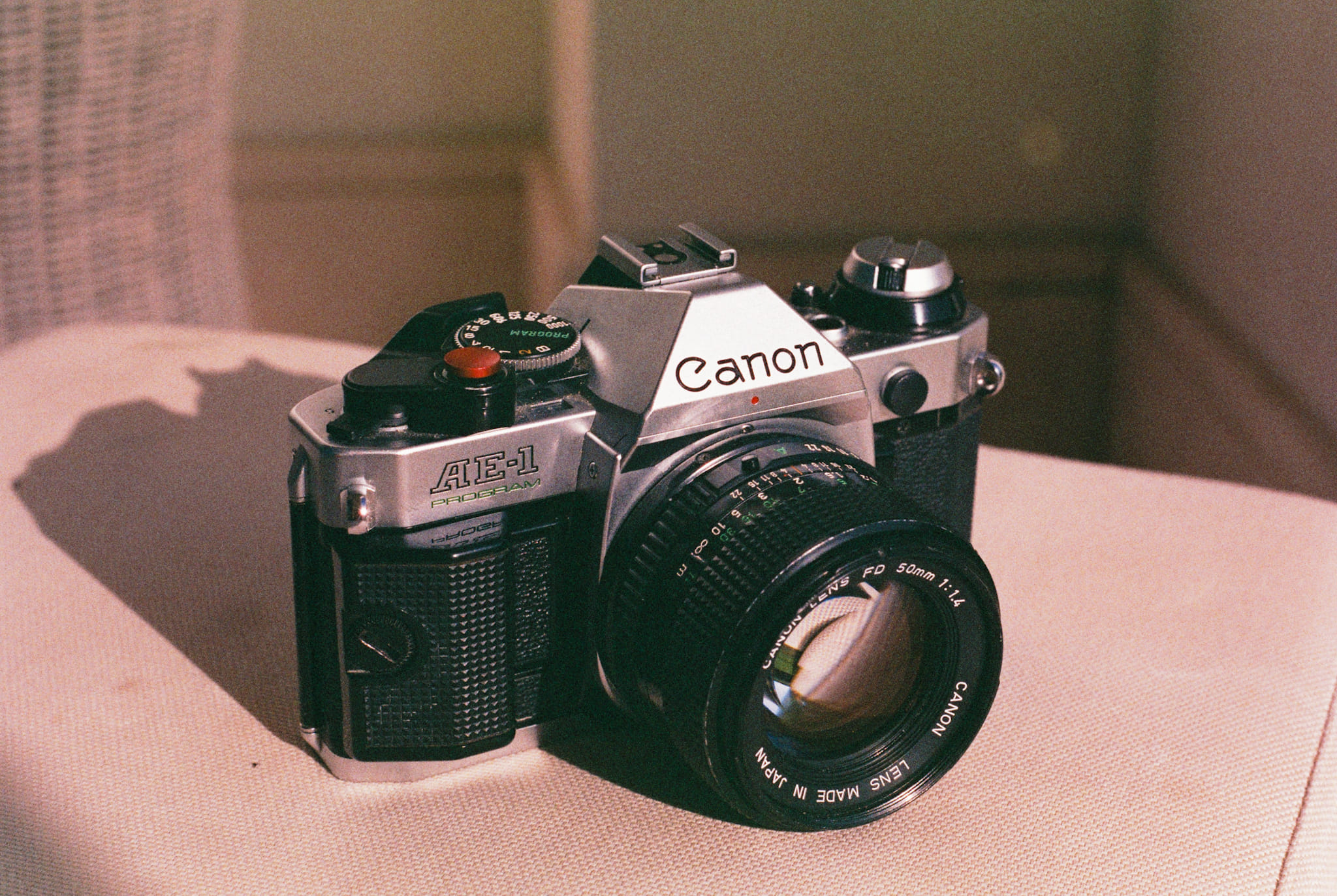 Black Canon AE-1 Program with Data back A, Power Winder A and