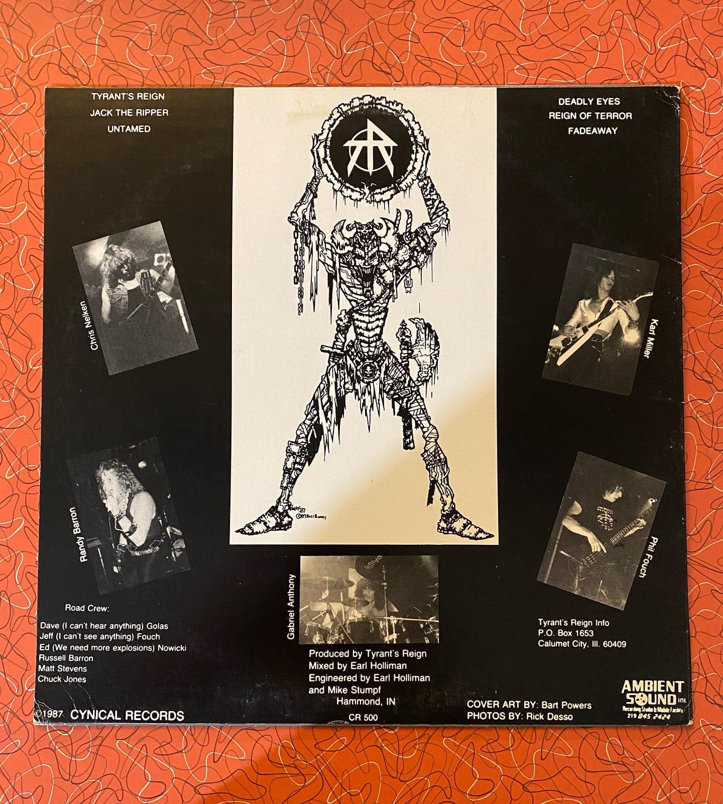 Wild Dogs - Reign Of Terror 1987 Enigma Records