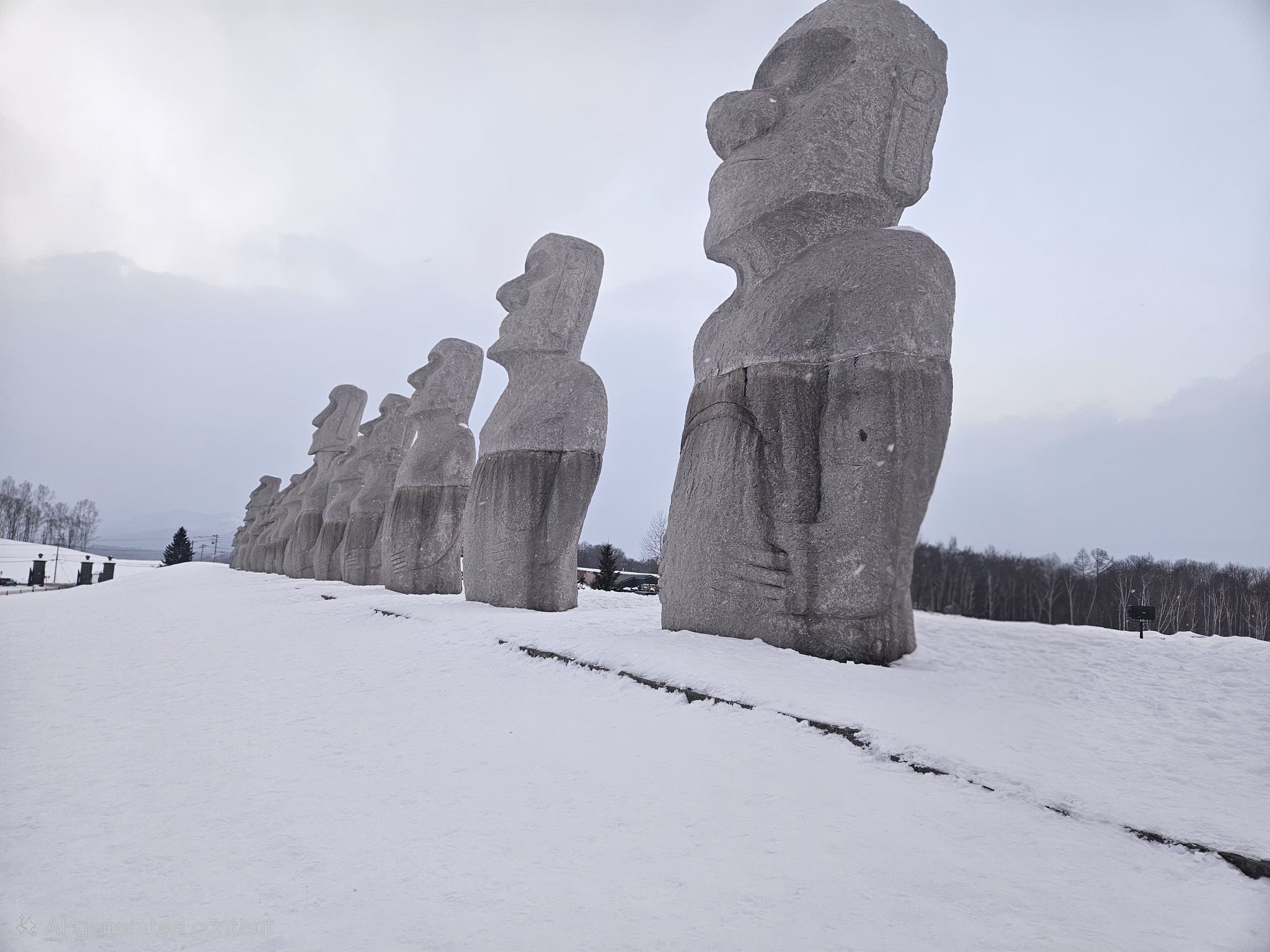 Sunmesse Nichinan's stunning Moai statues in Miyazaki