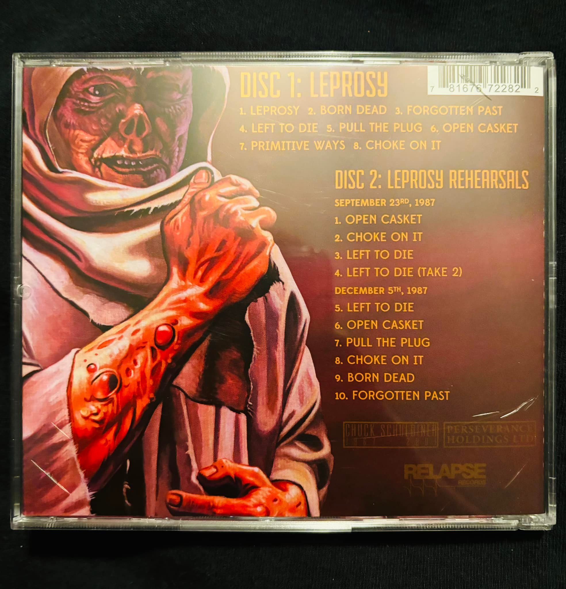 Death - Leprosy (1988) [Deluxe CD reissue] Leprosy is easily my