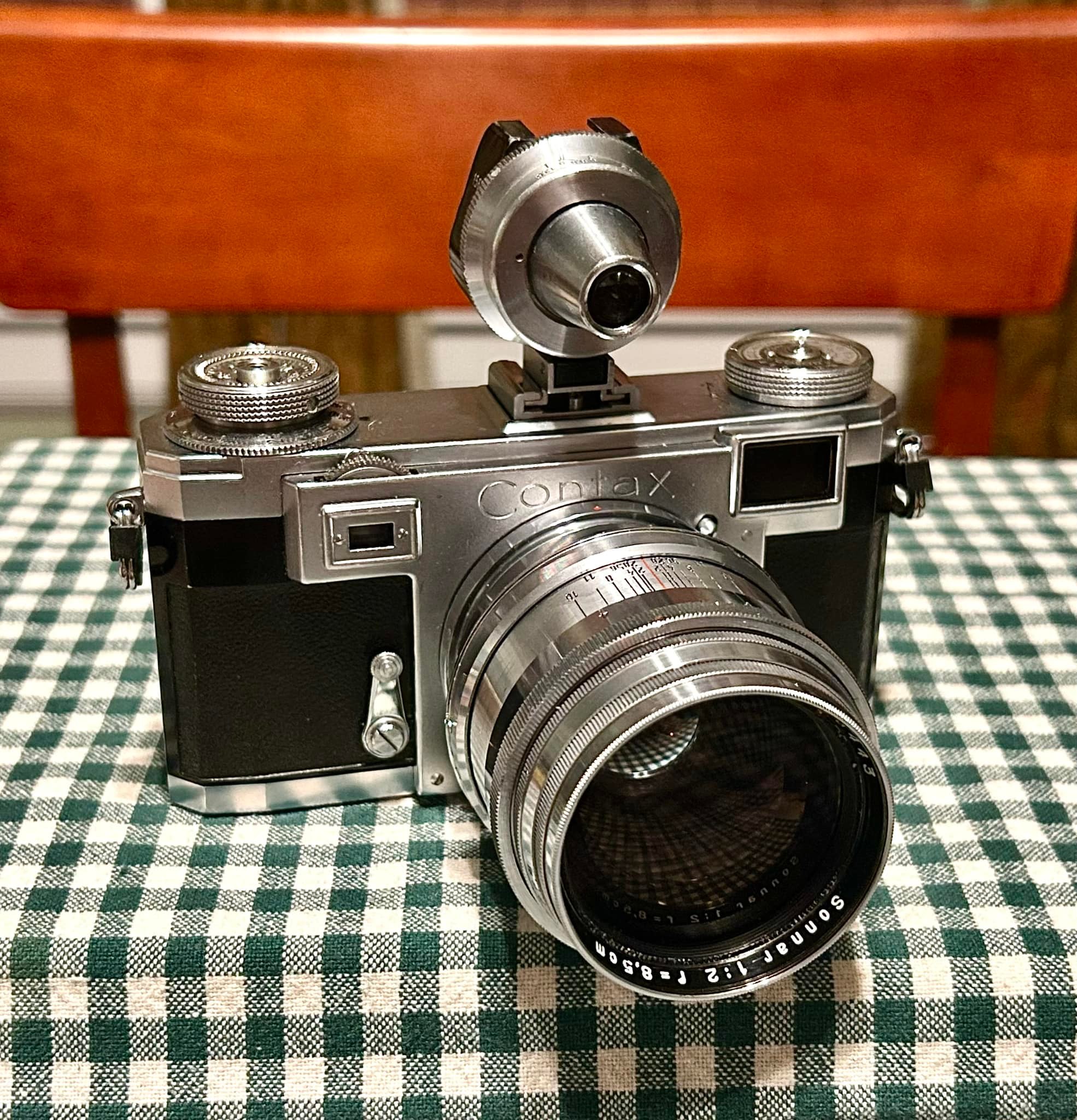 1952 Zeiss Ikon Contax IIA with 85mm f/2 Sonnar lens