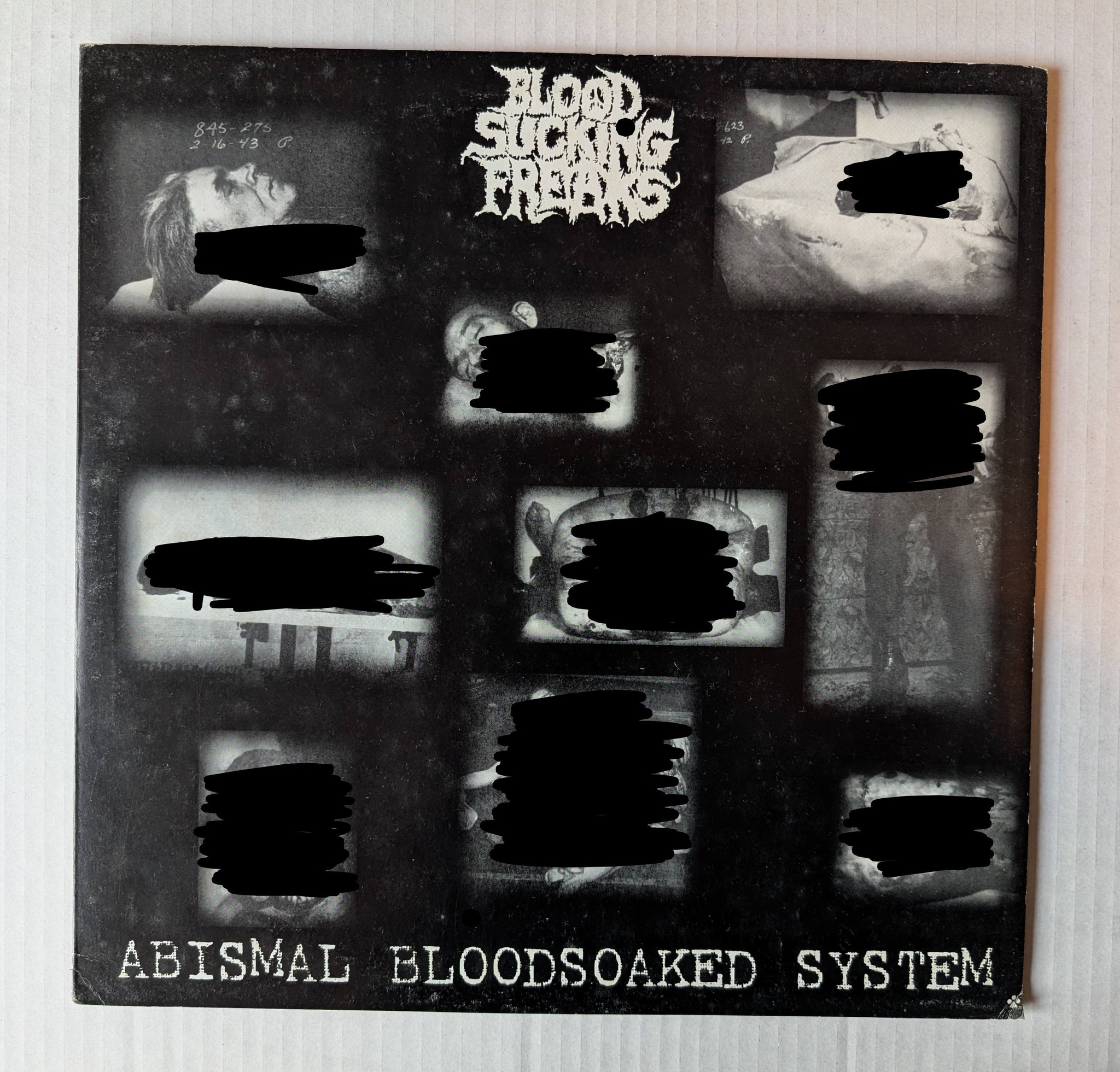 Blood Sucking Freaks. Vinyl album. UK filthy, crusty, grindy 