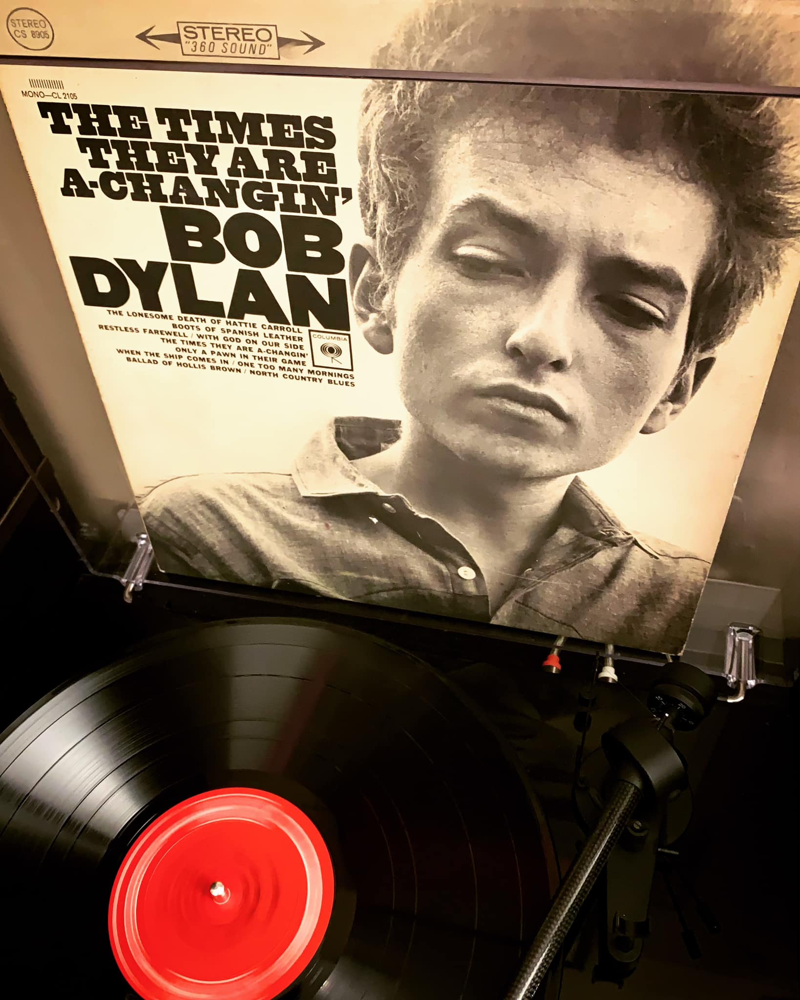 レコード US盤Bob DylanTheTimesThey AreA-Changin'