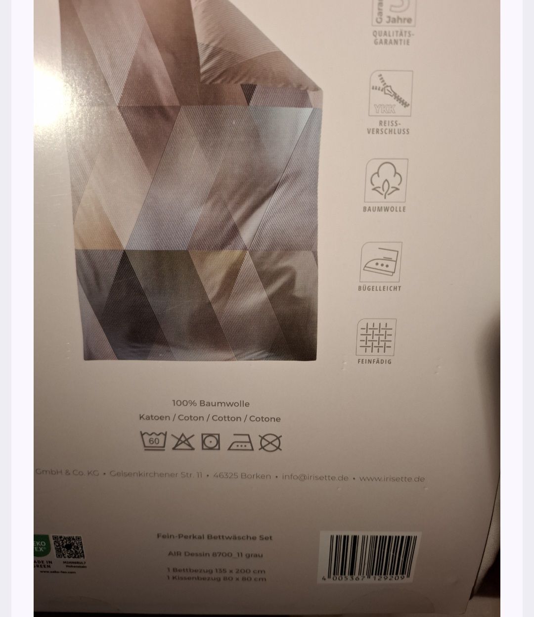 Suche diese fein perkal bettwaesche Air dessin 8700 ..11 grau. Allerdings dies ist die artikelnummer von groesse 135 bei 200 ..ich suche 2x 155 bei 220. Ist bei Aldi Sued seid einiger
