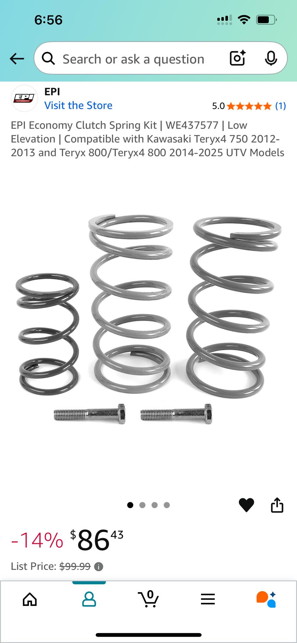 Are EPI clutch springs from Amazon the same as Brute Performance's