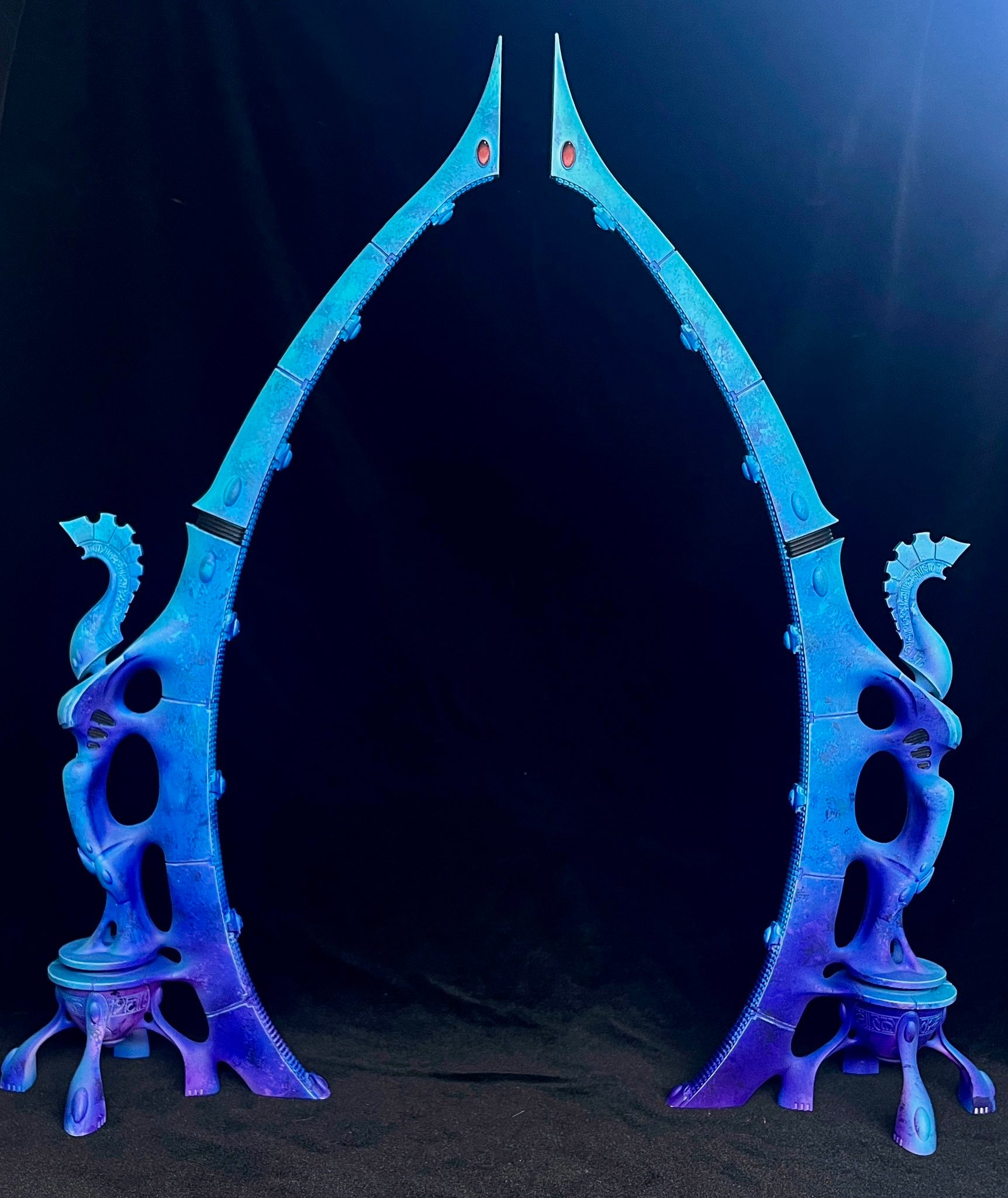 An Aeldari webway gate I knocked out over a long weekend