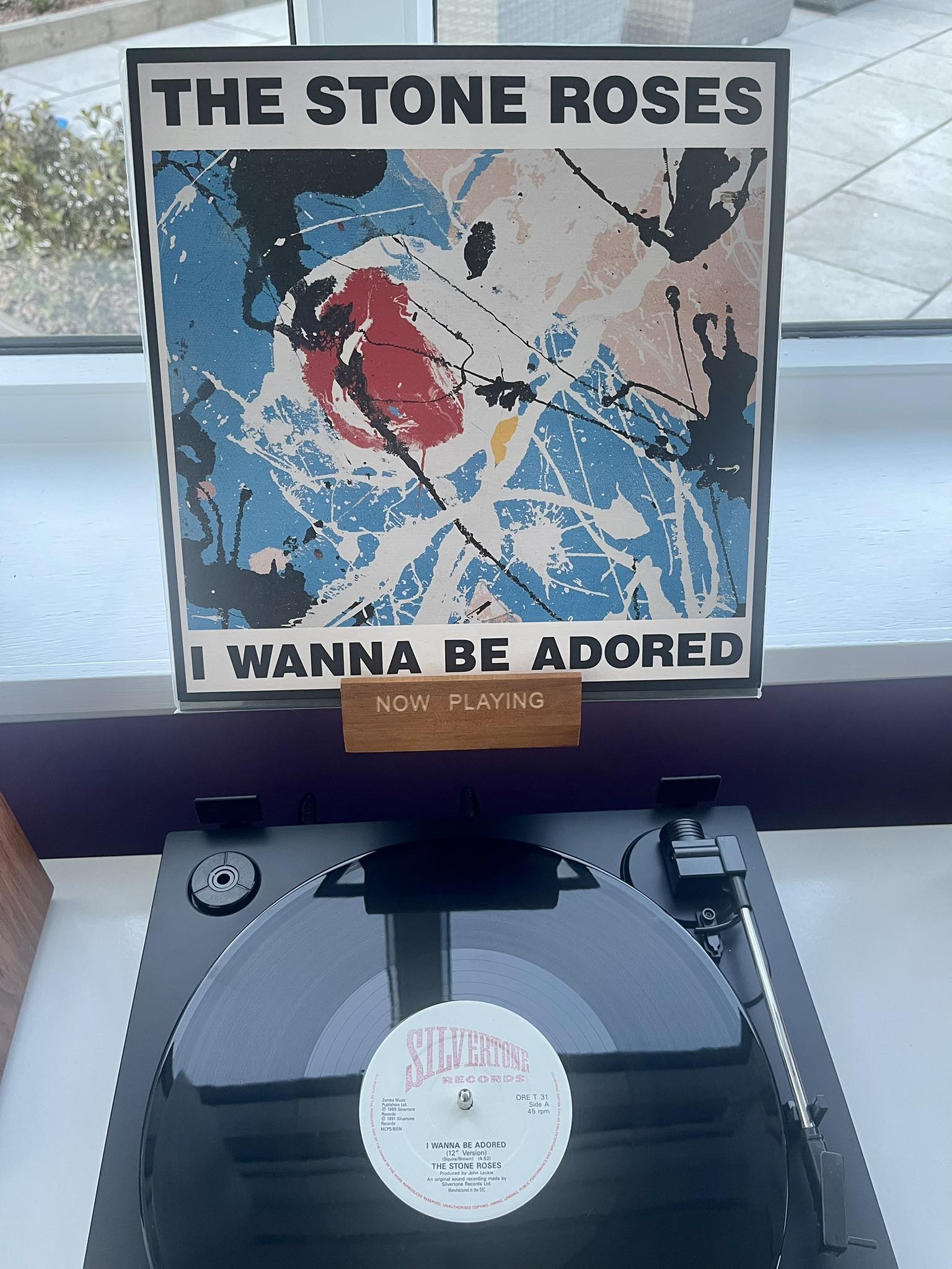 The Stone Roses - I wanna Be Adored. 1989 US . Silvertone Records.