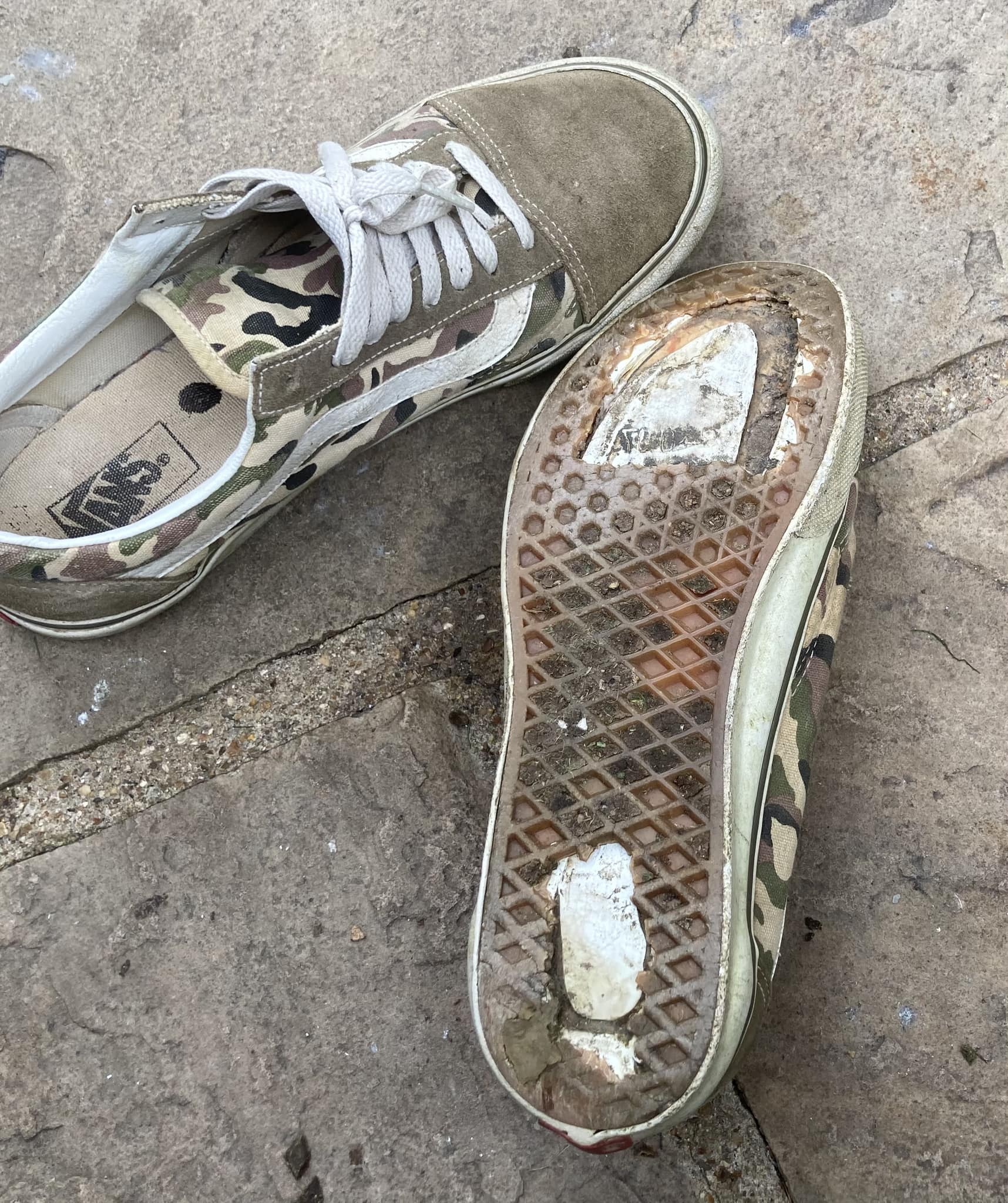Vans shoes falling apart quickly