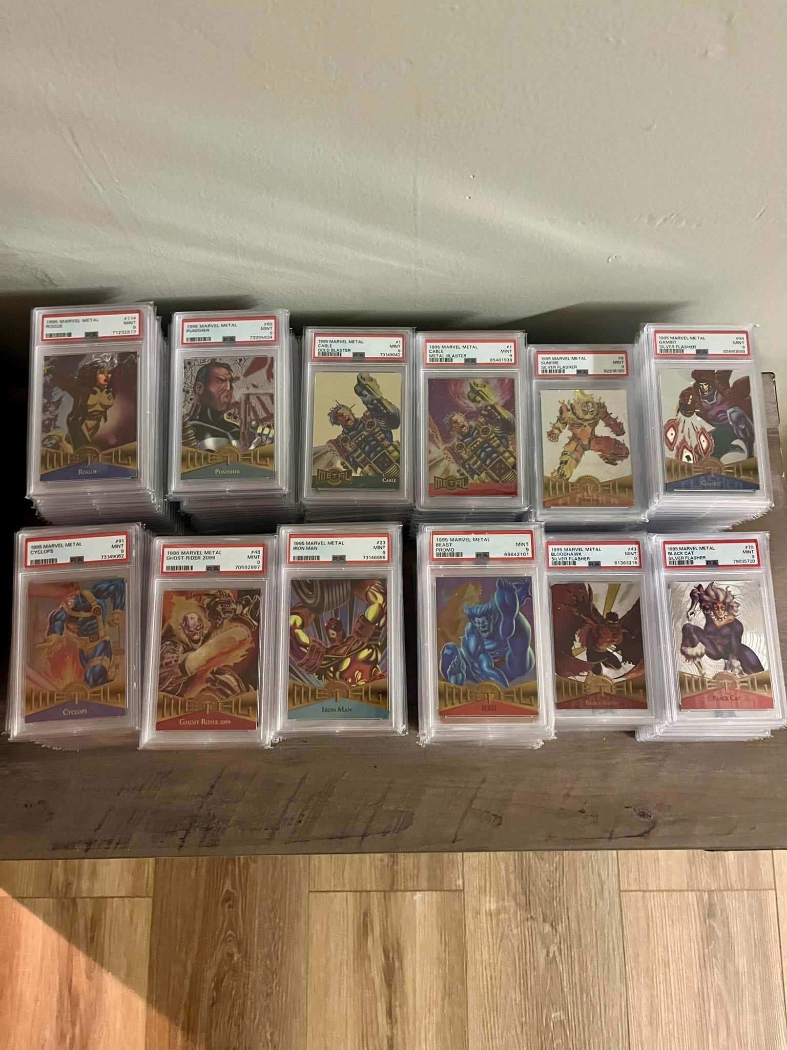 PSA Graded 1995 Marvel Metal Universe Set for Sale
