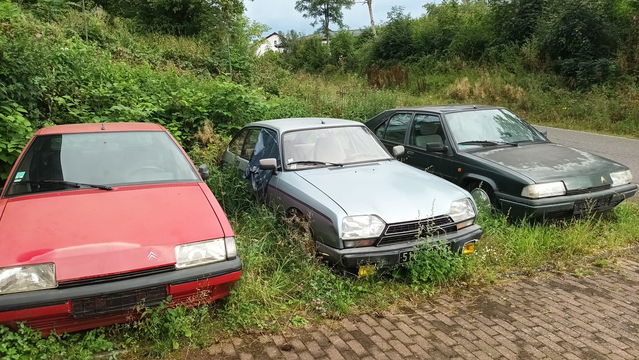 A couple of Citroën BXs and one Citroën GSA.