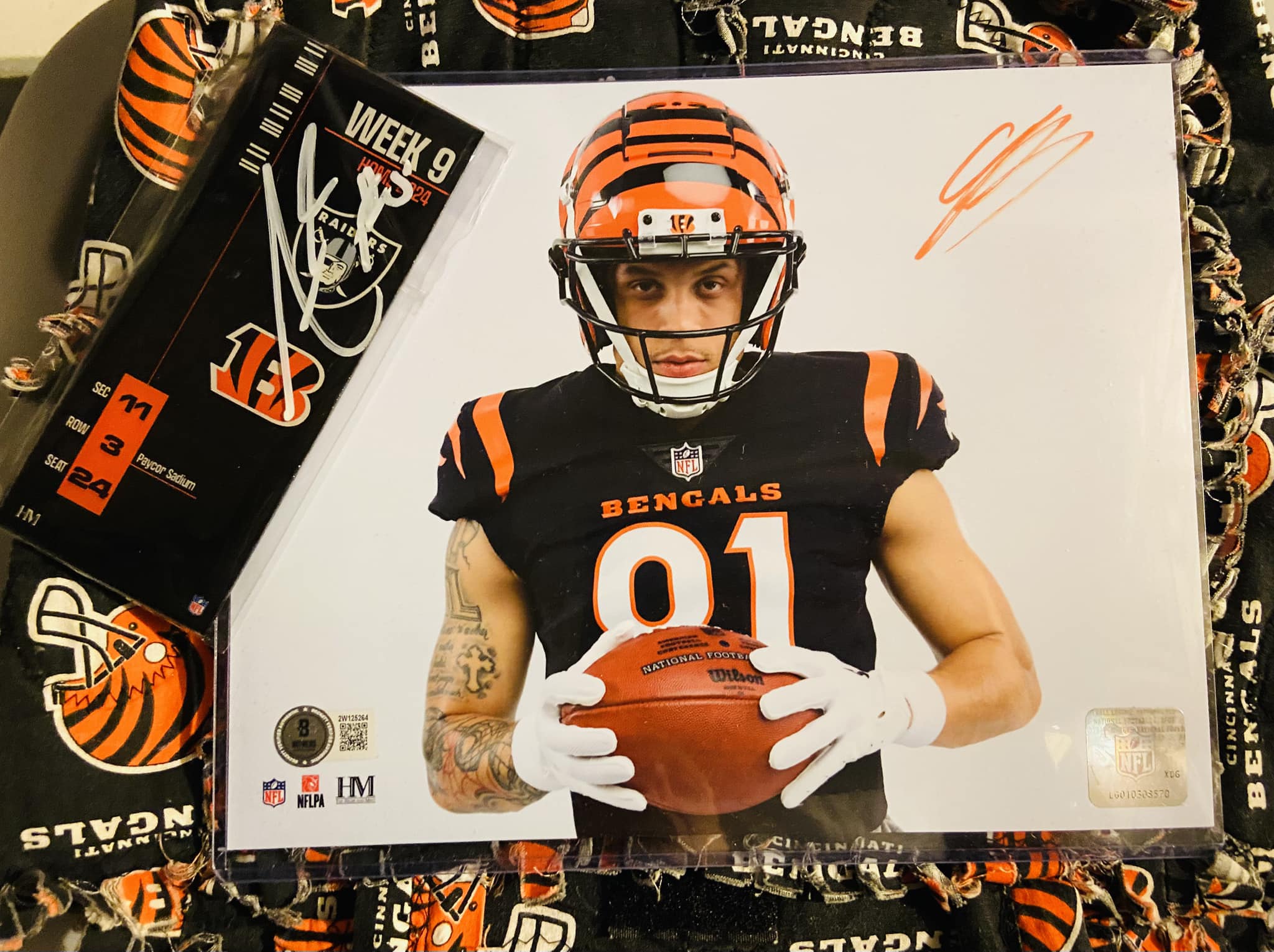 1981 Prototype #8 Cincinnati Bengals *DECAL SHEET ONLY* Football Gumball Helmets
