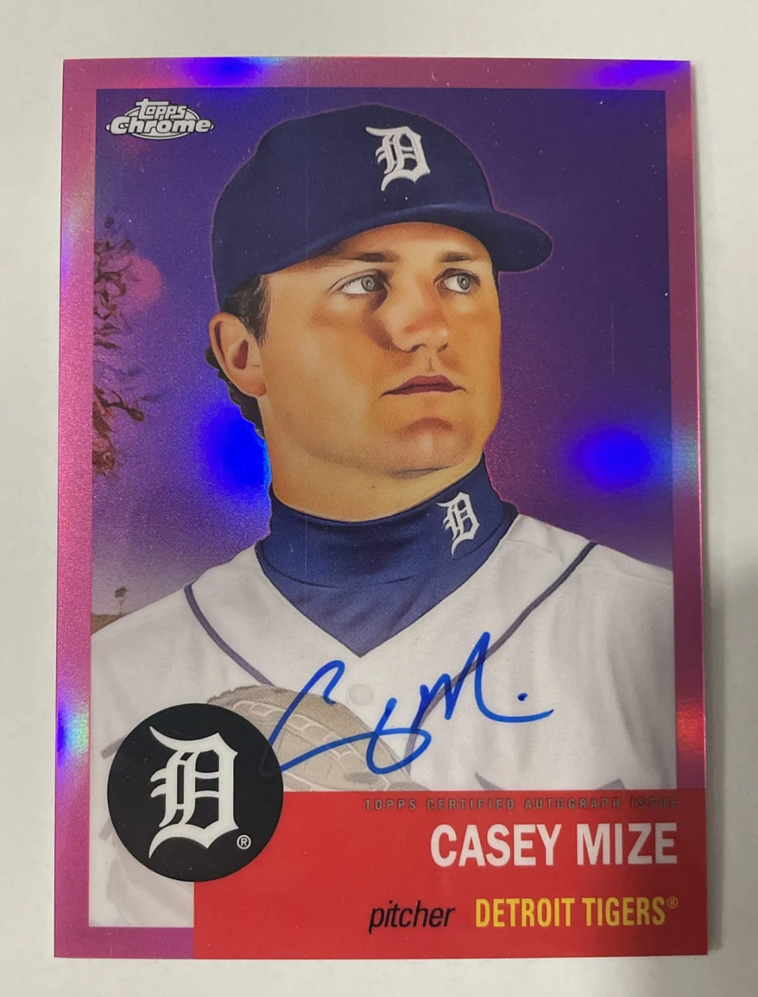 Casey Mize has his first official rookie card in 2021 Topps Series 