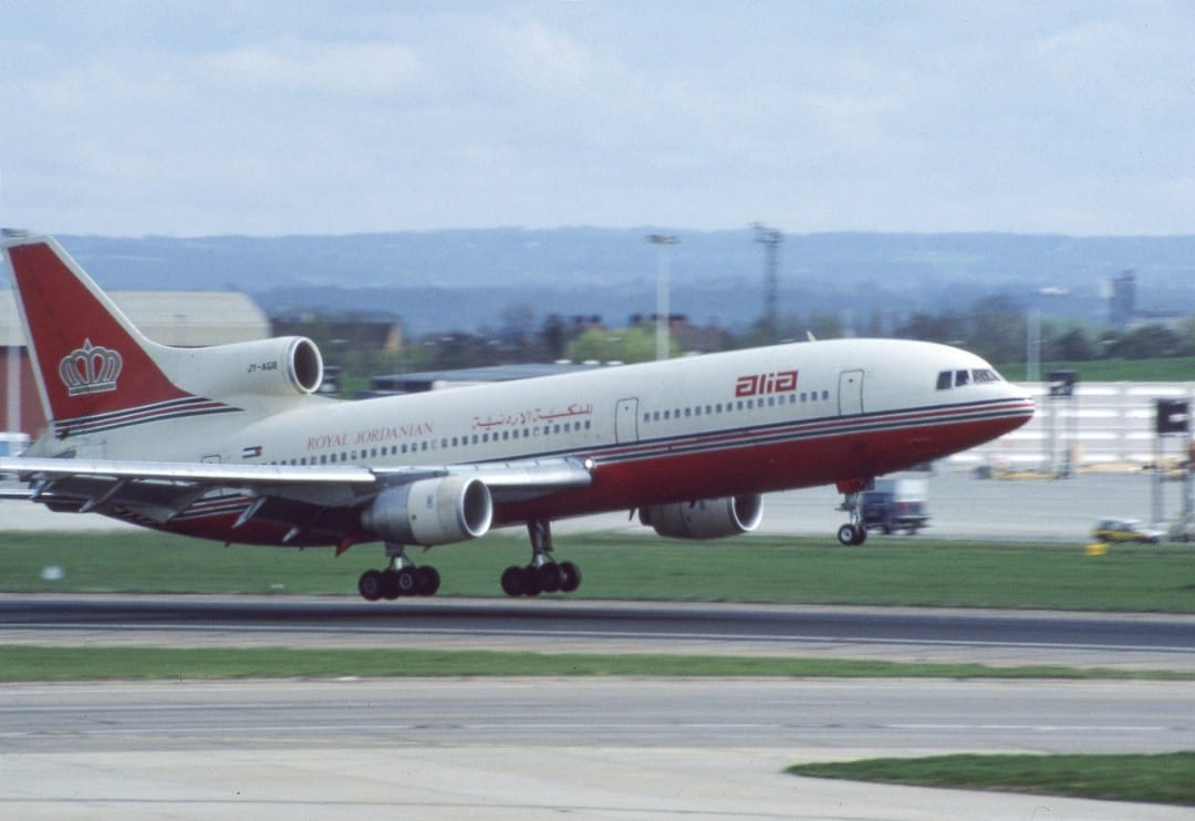 Royal Jordanian L-1011 TriStar 500 (L-1011-385-3), JY-AGE, at AMS