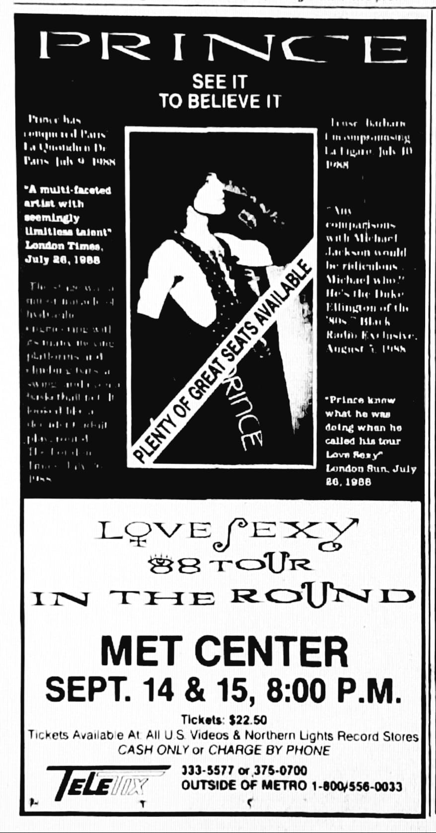 Clip of Prince at the Lovesexy Tour (1988) #prince #princnelson